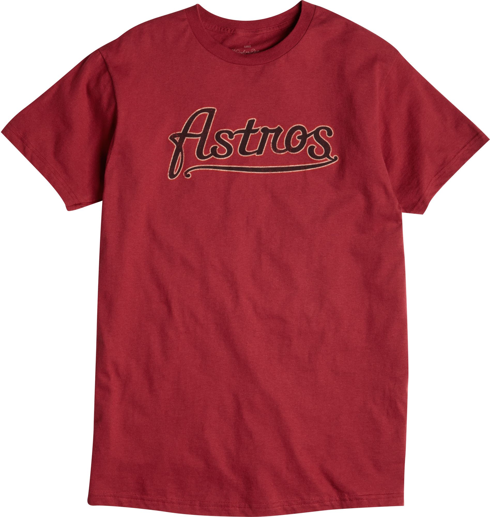 Wright & Ditson Houston Astros Burgundy T-Shirt
