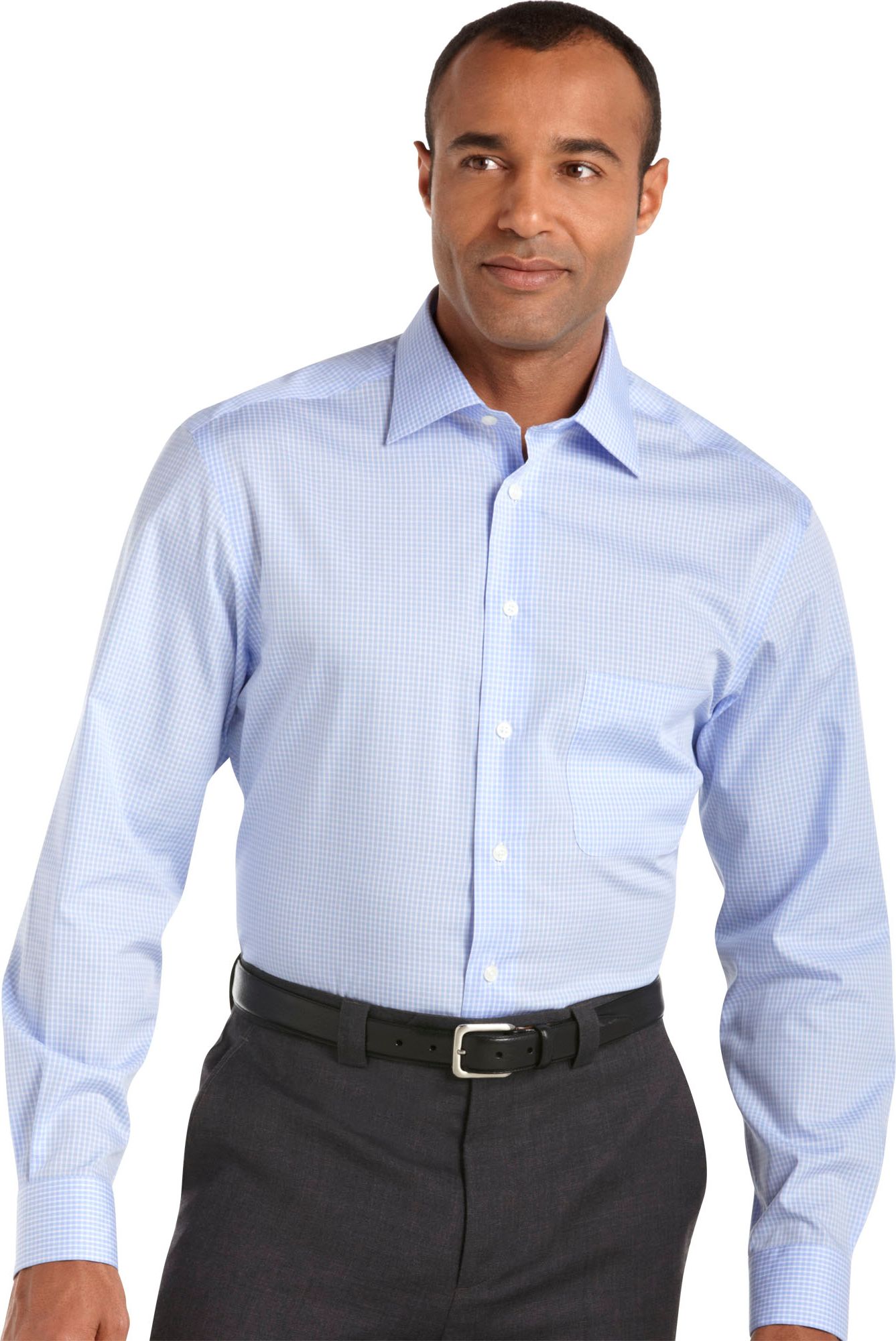Pronto Uomo Blue Check Woven Shirt