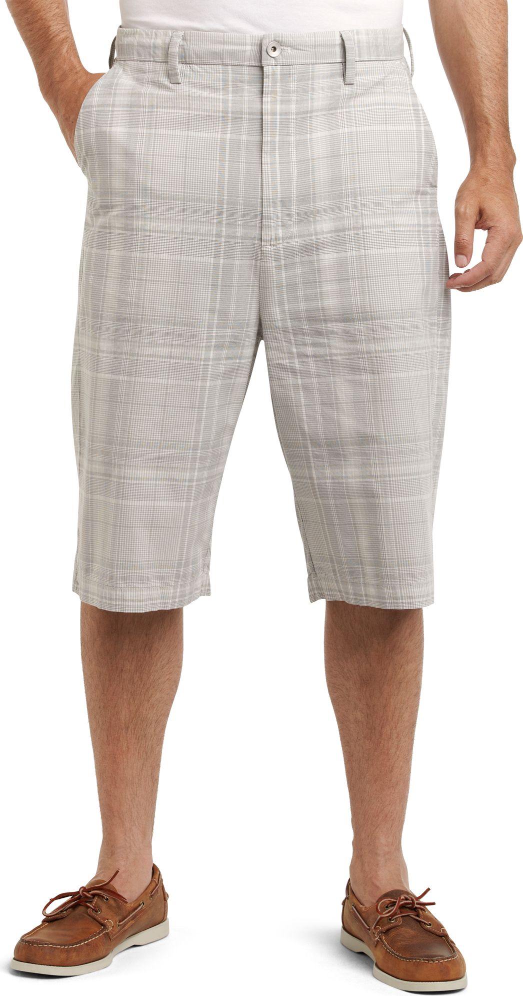 Calvin Klein Gray Plaid Shorts