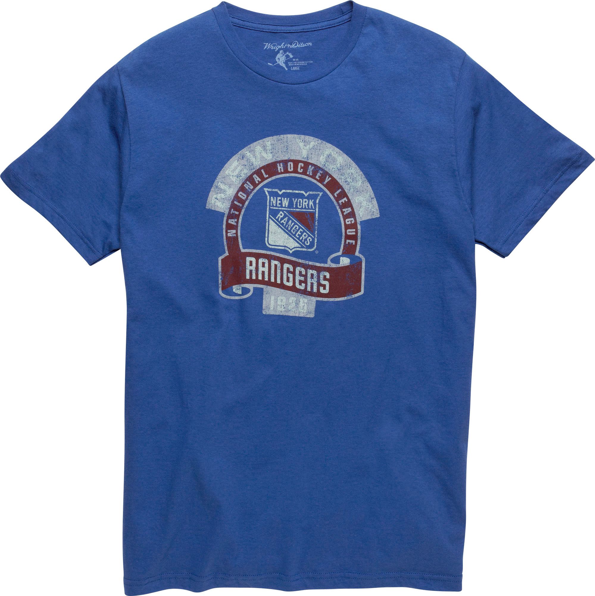 Wright & Ditson New York Rangers Blue T-Shirt