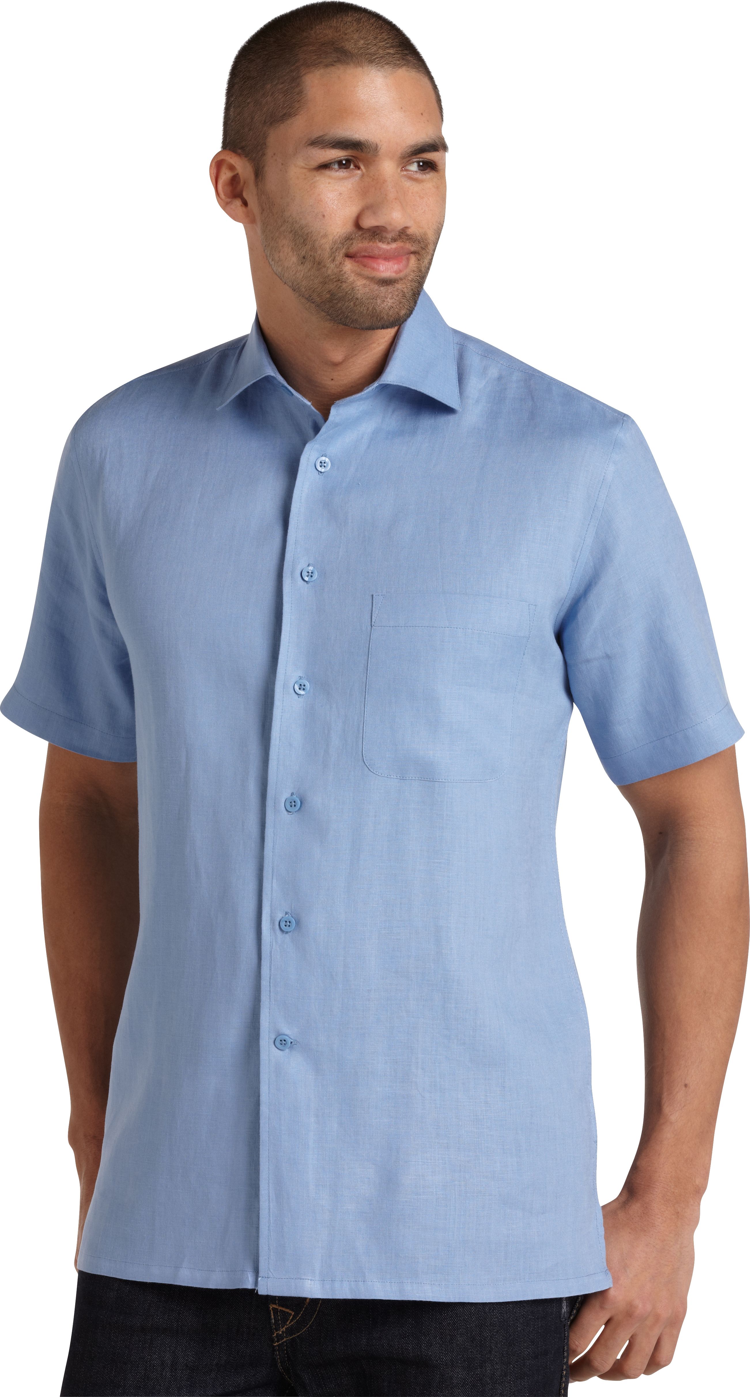 Pronto Uomo Blue Sport Shirt
