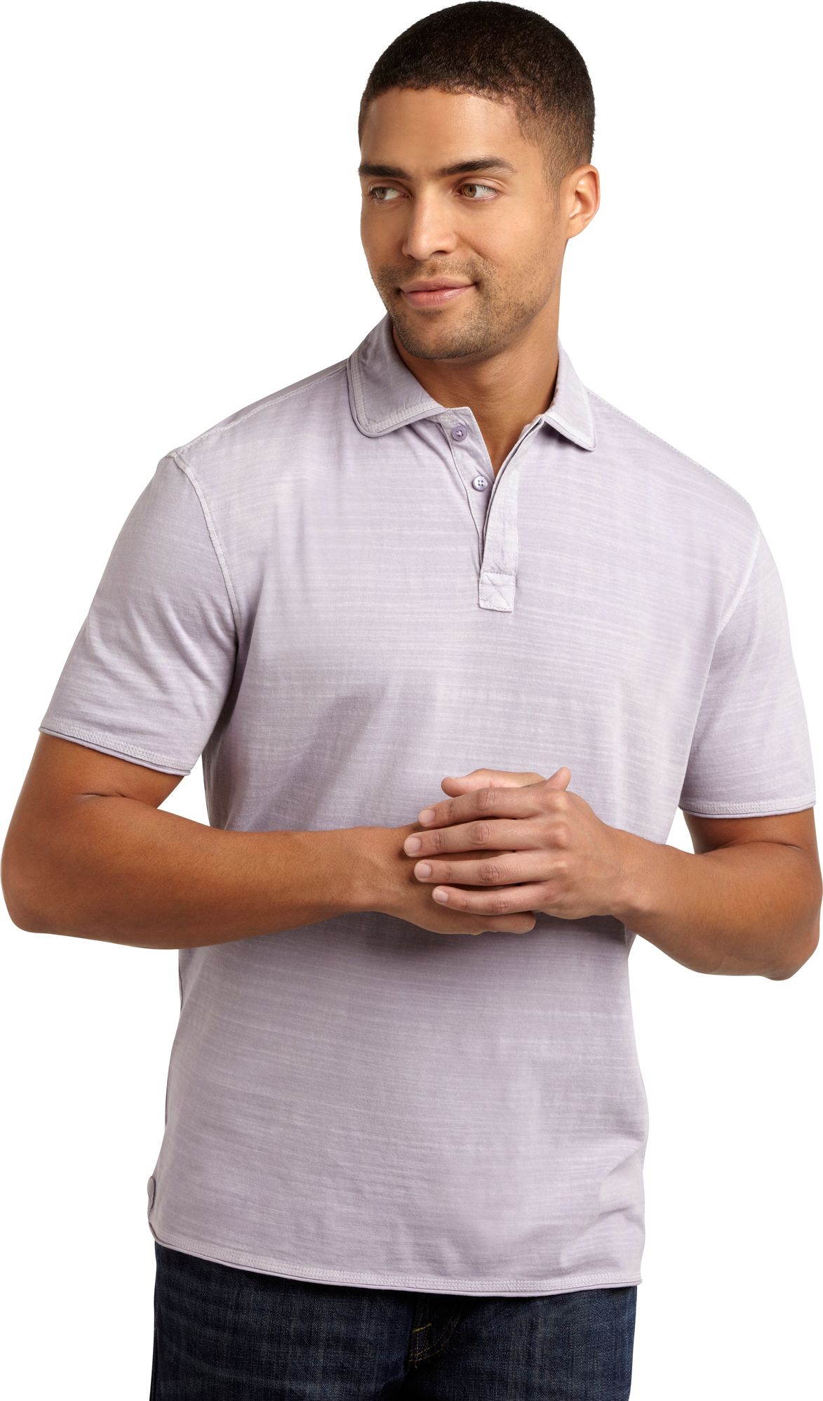 Pronto Blue Polo Shirt, Lavender
