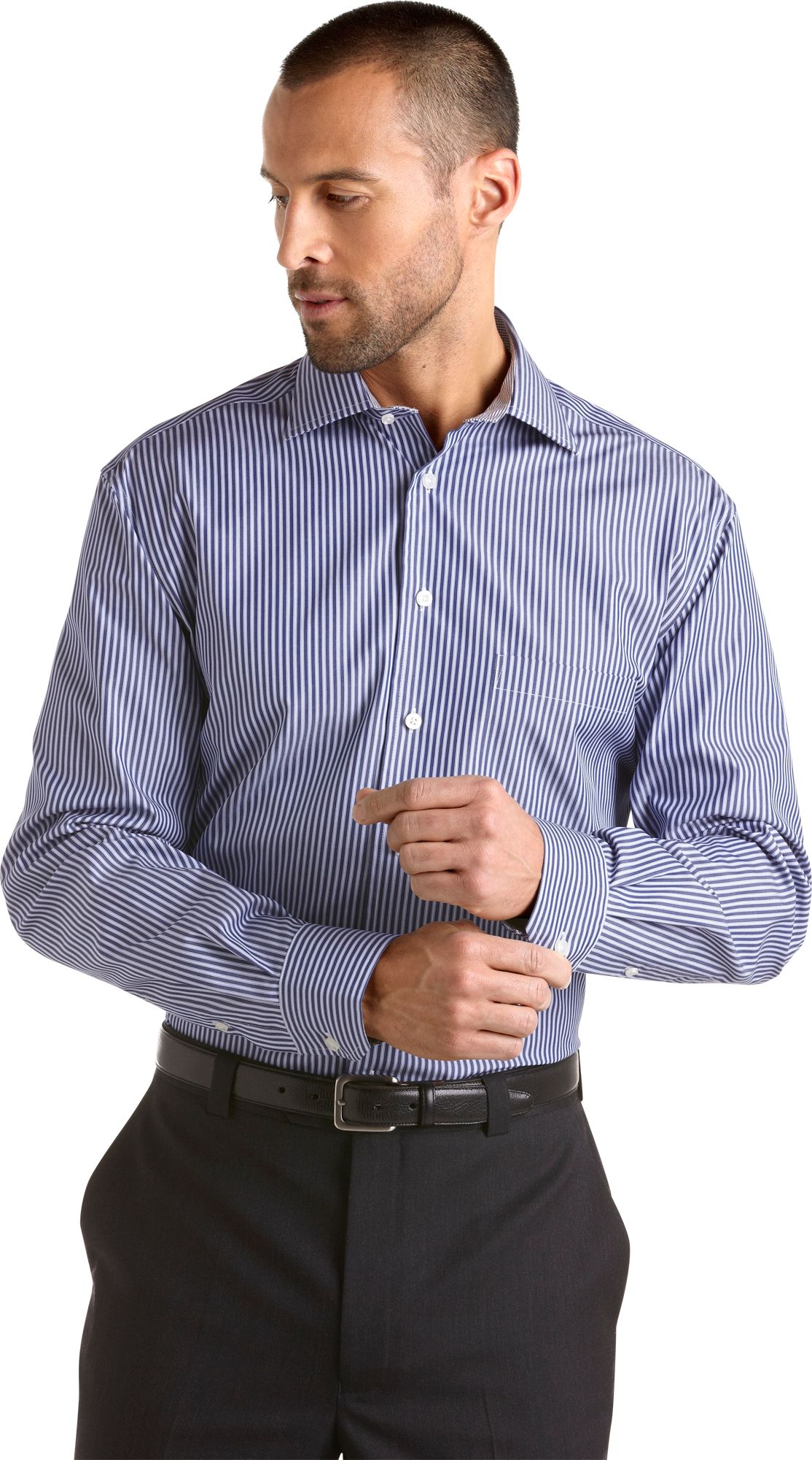 Egara Blue Stripe Sport Shirt
