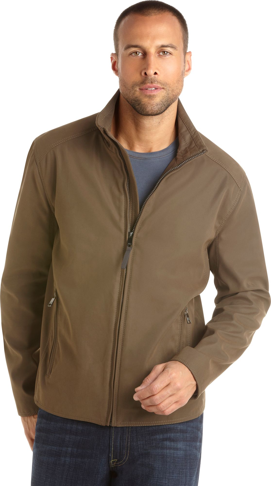 Marc New York Olive Lightweight Twill Jacket
