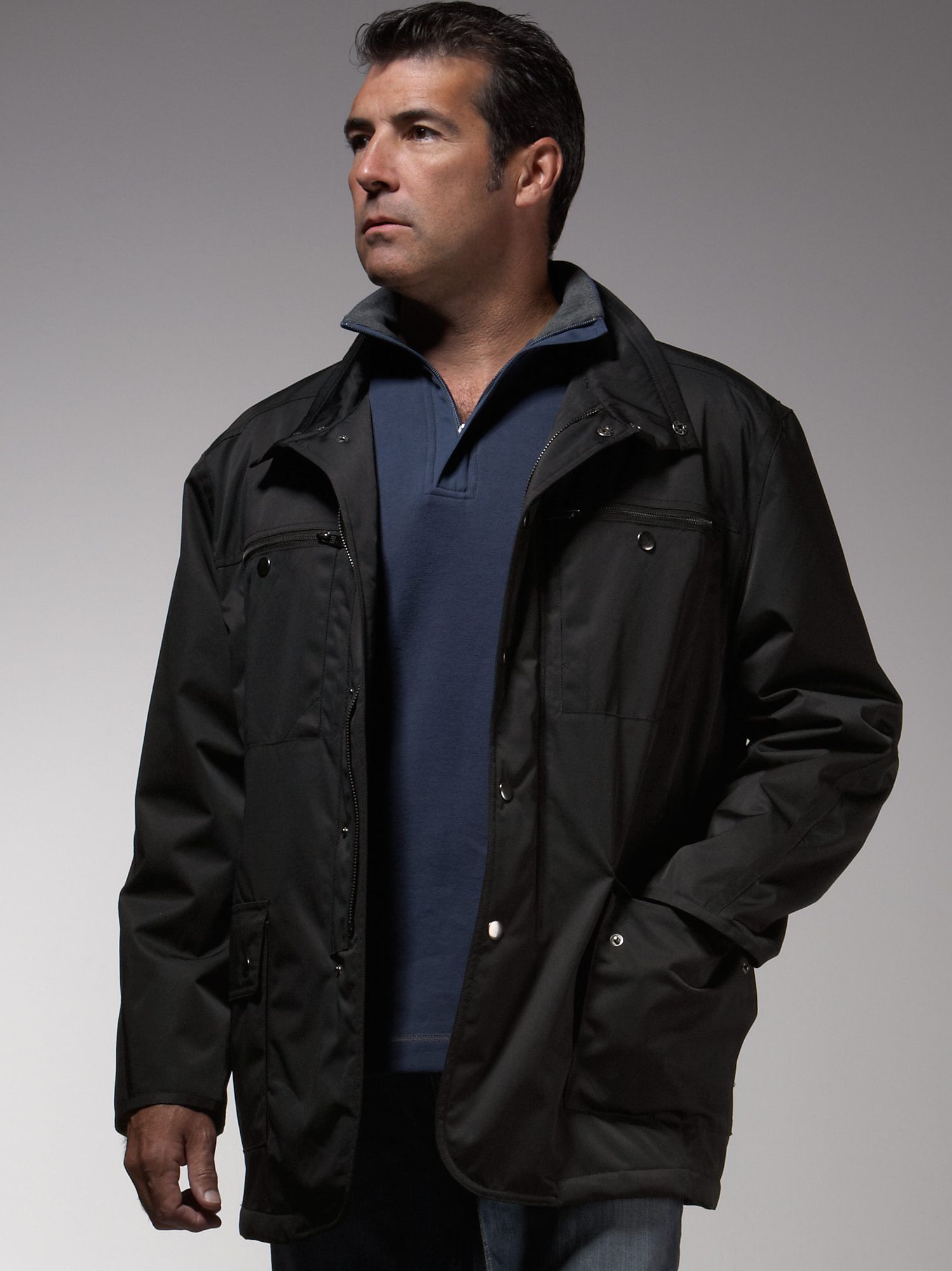 Pronto Uomo Black Field Jacket