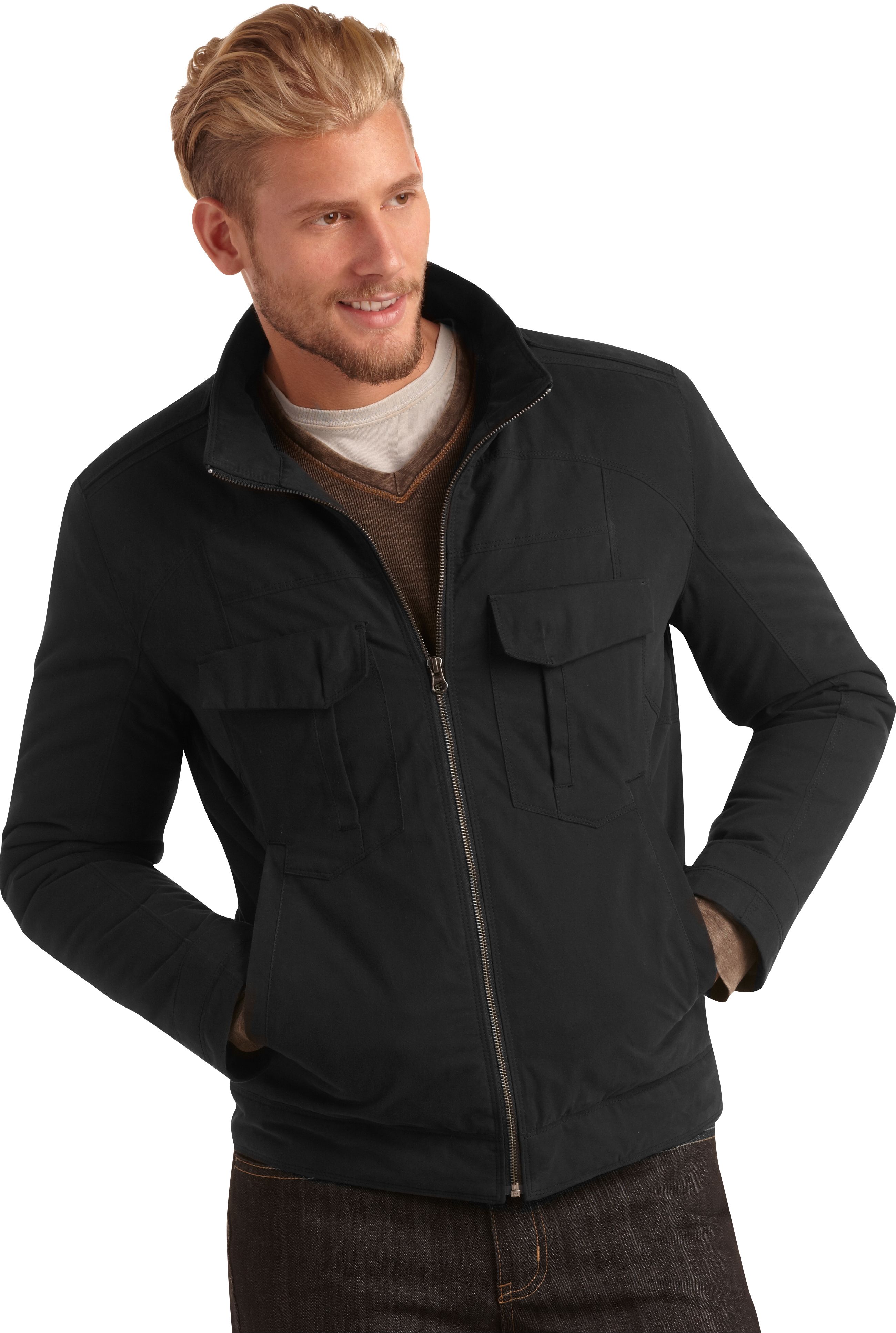 Pronto Blue Zip Jacket Black