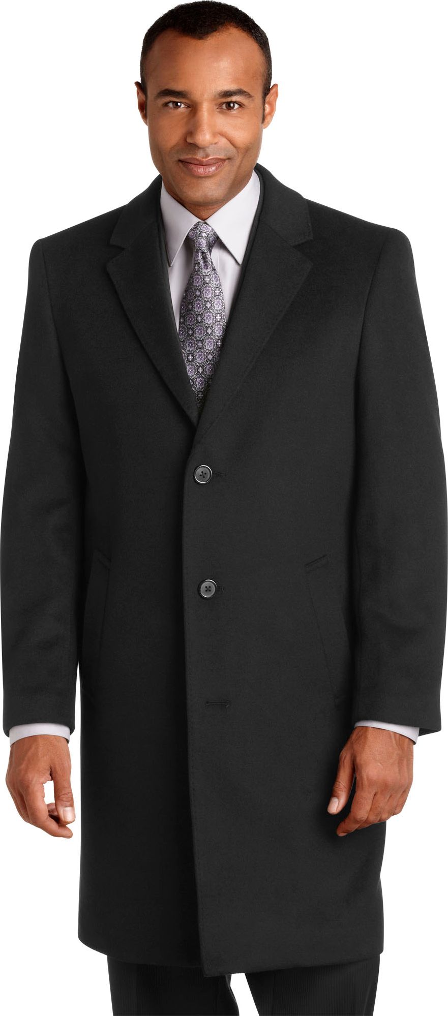 Kenneth Cole Black Topcoat