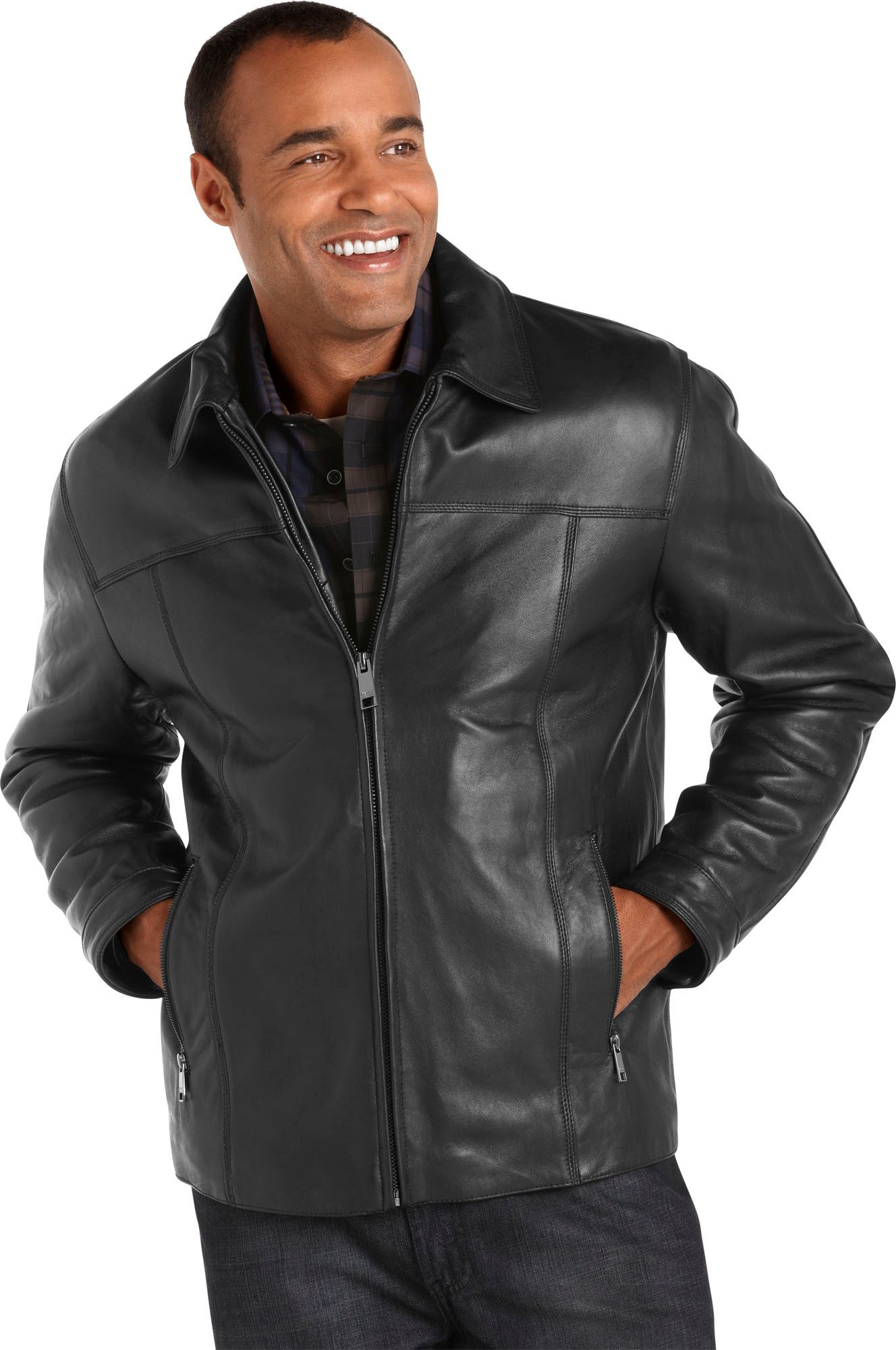 Marc New York Black Leather Jacket