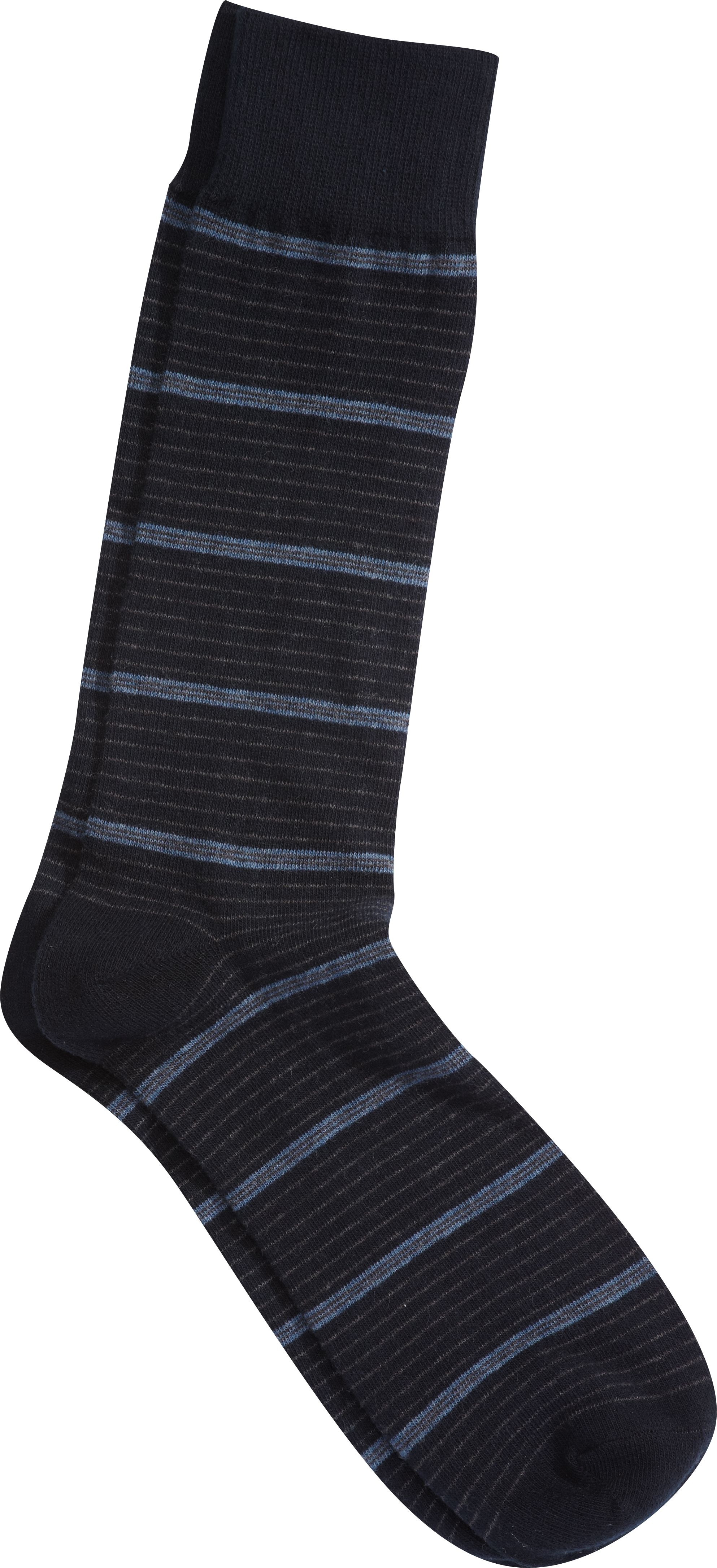 Joseph Abboud Navy Stripe Socks