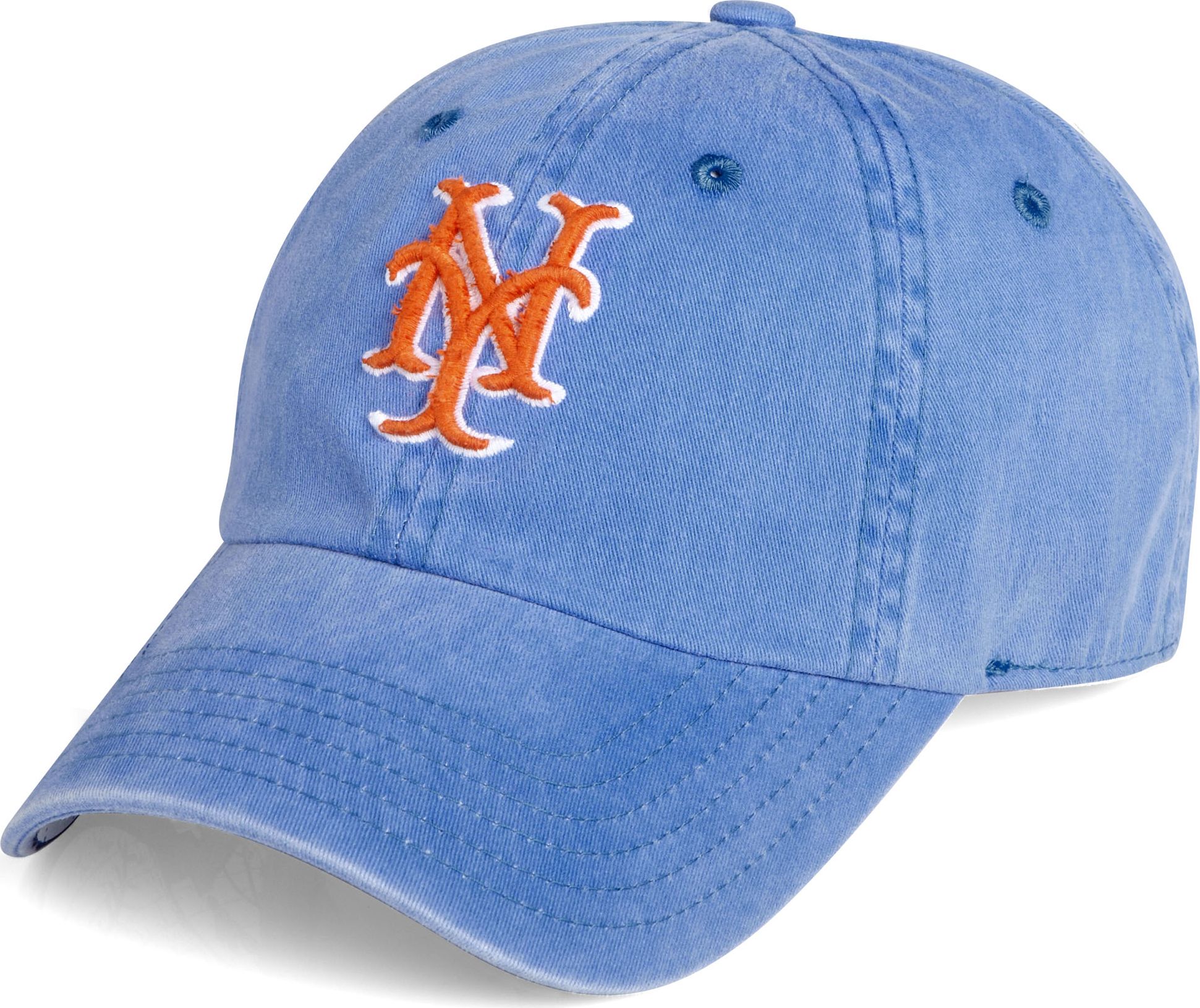 American Needle Blue and Orange Mets Vintage Baseball Cap