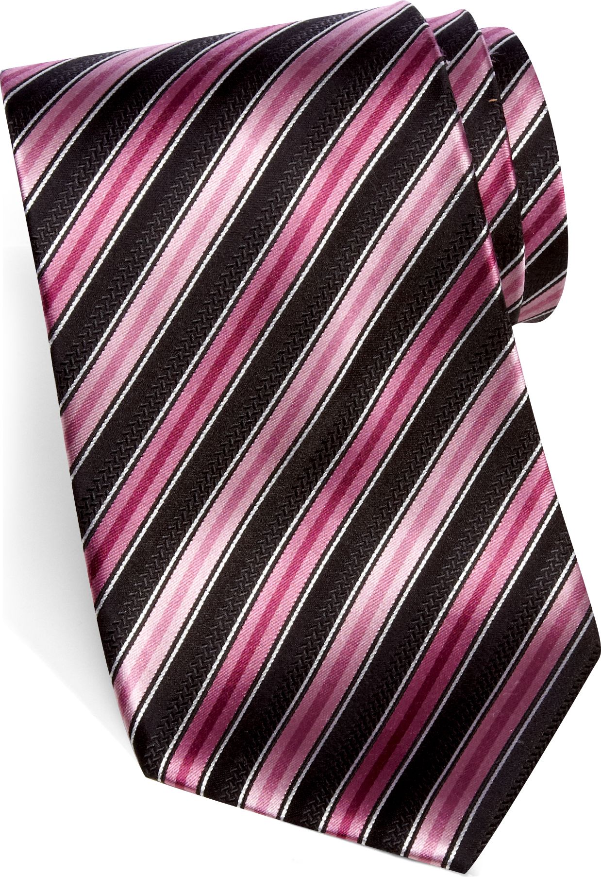 Sean John Pink Stripe Extra Long Tie