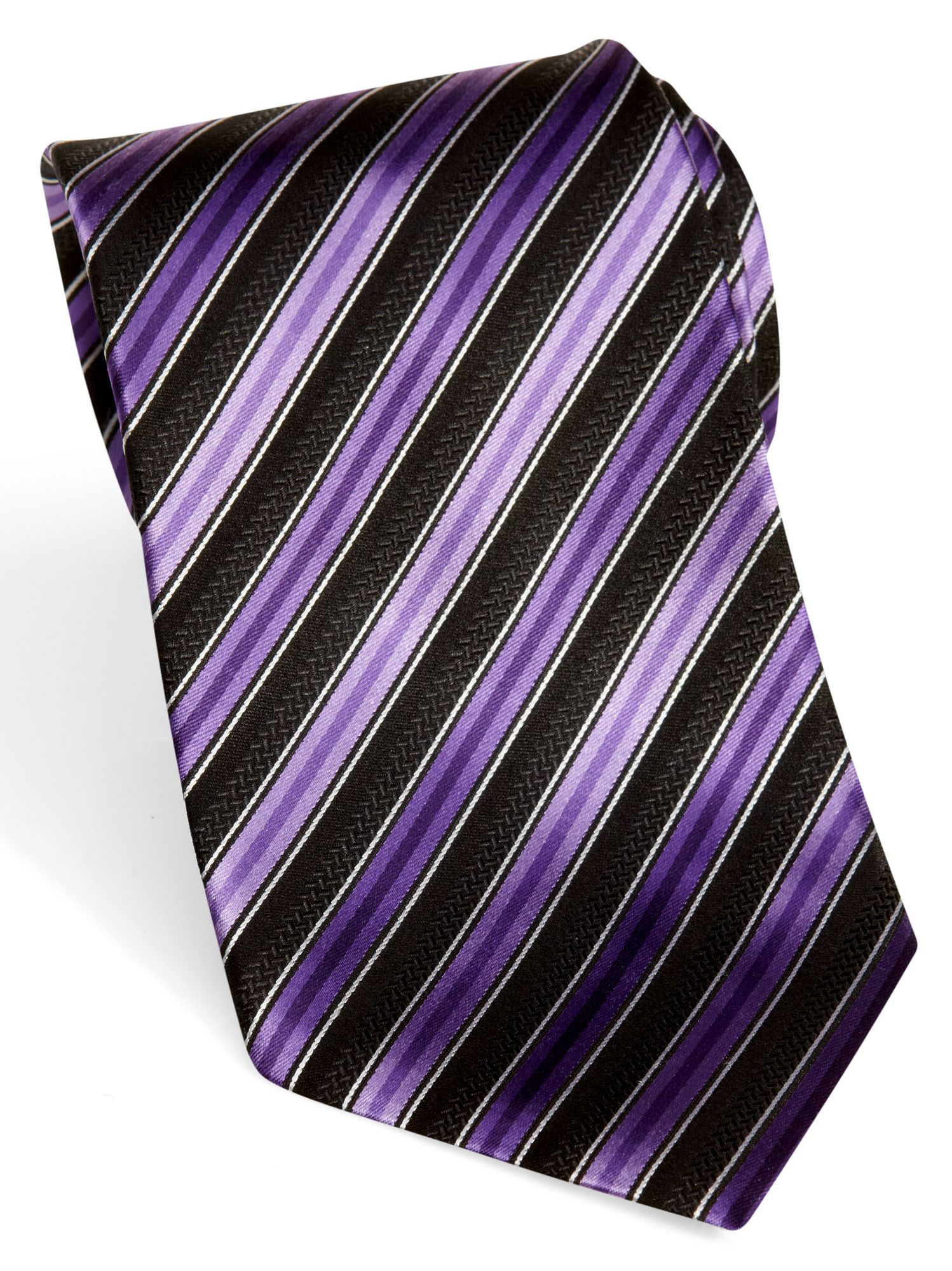 Sean John Purple Stripe Tie