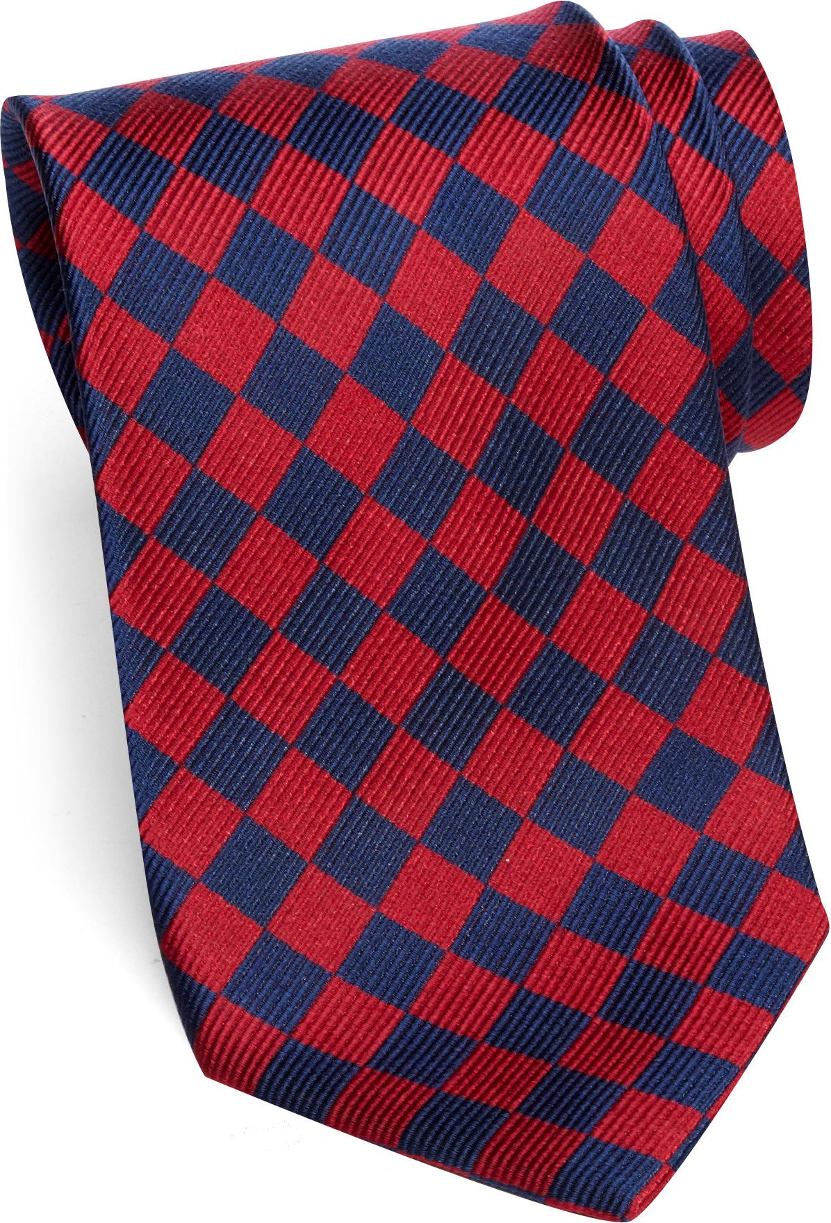 Burma Bibas Red Diamond Narrow Extra Long Tie
