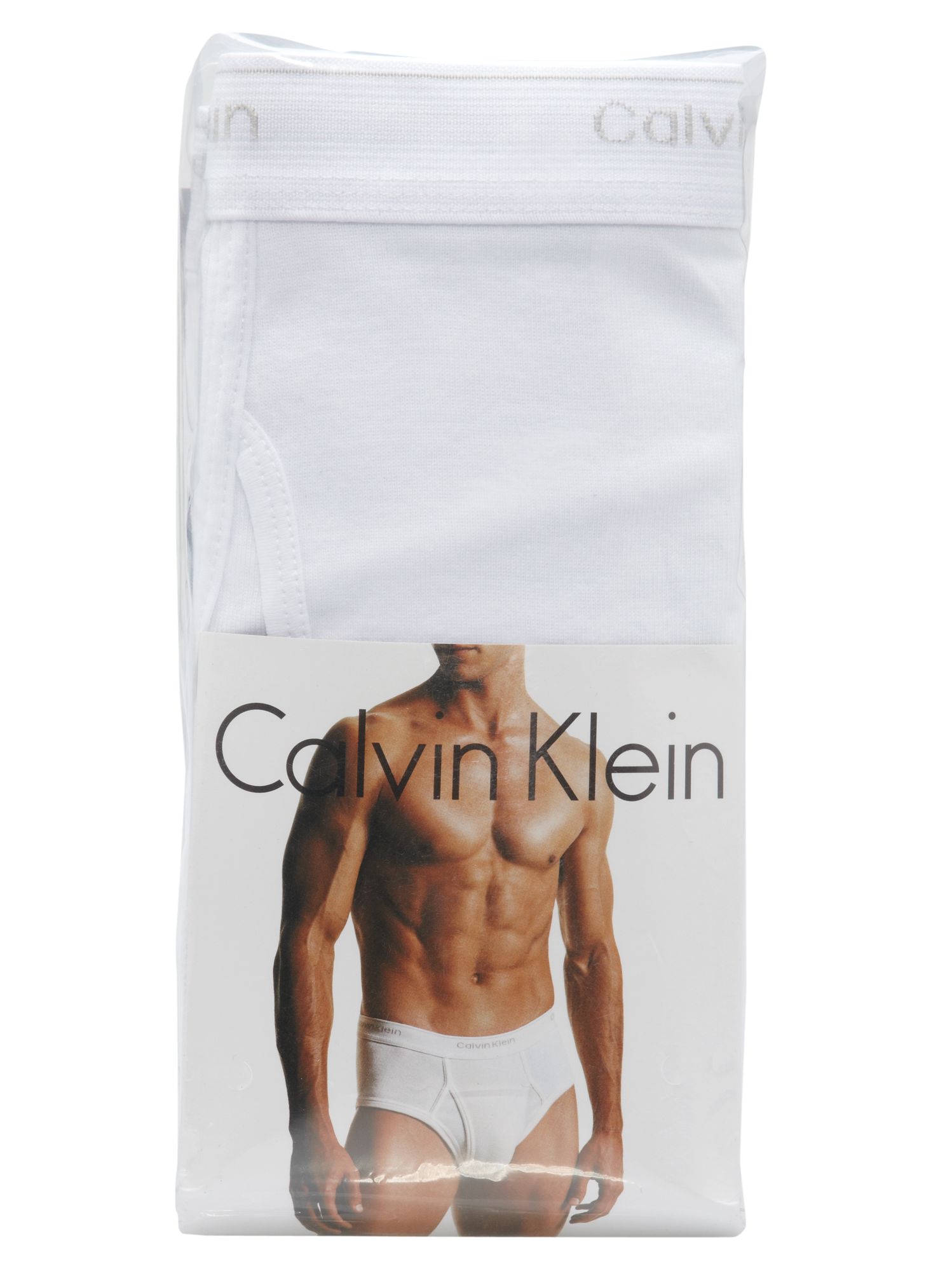 Calvin Klein White Briefs (Three-Pack)