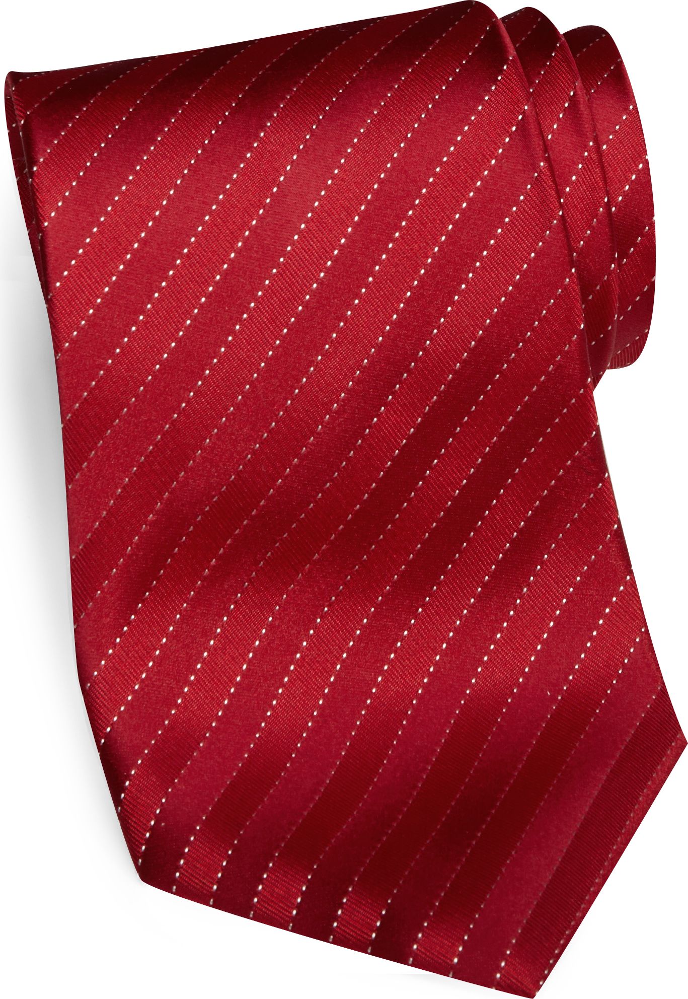 Sean John Red Stripe Silk Tie