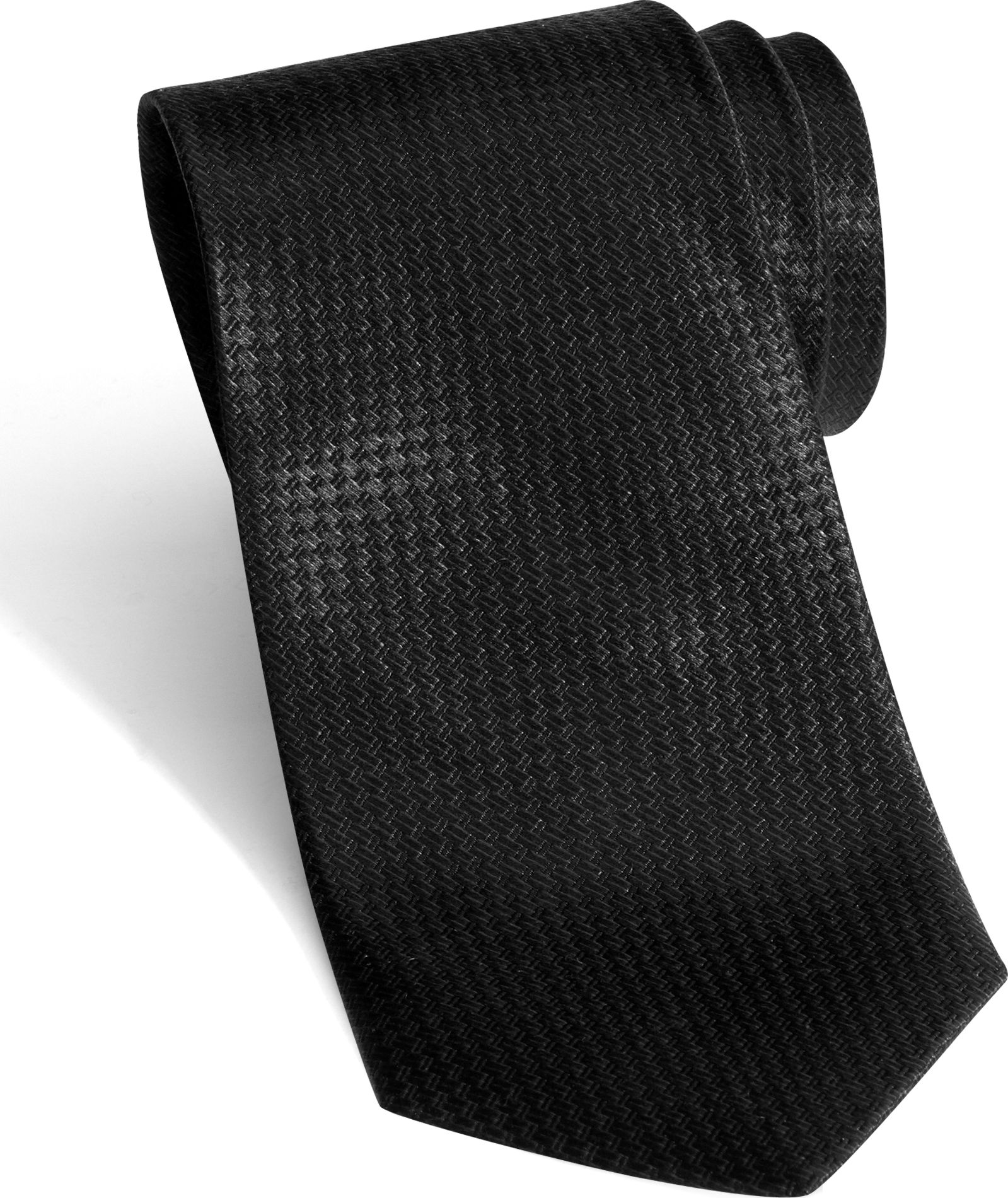 Jhane Barnes Black Narrow Tie