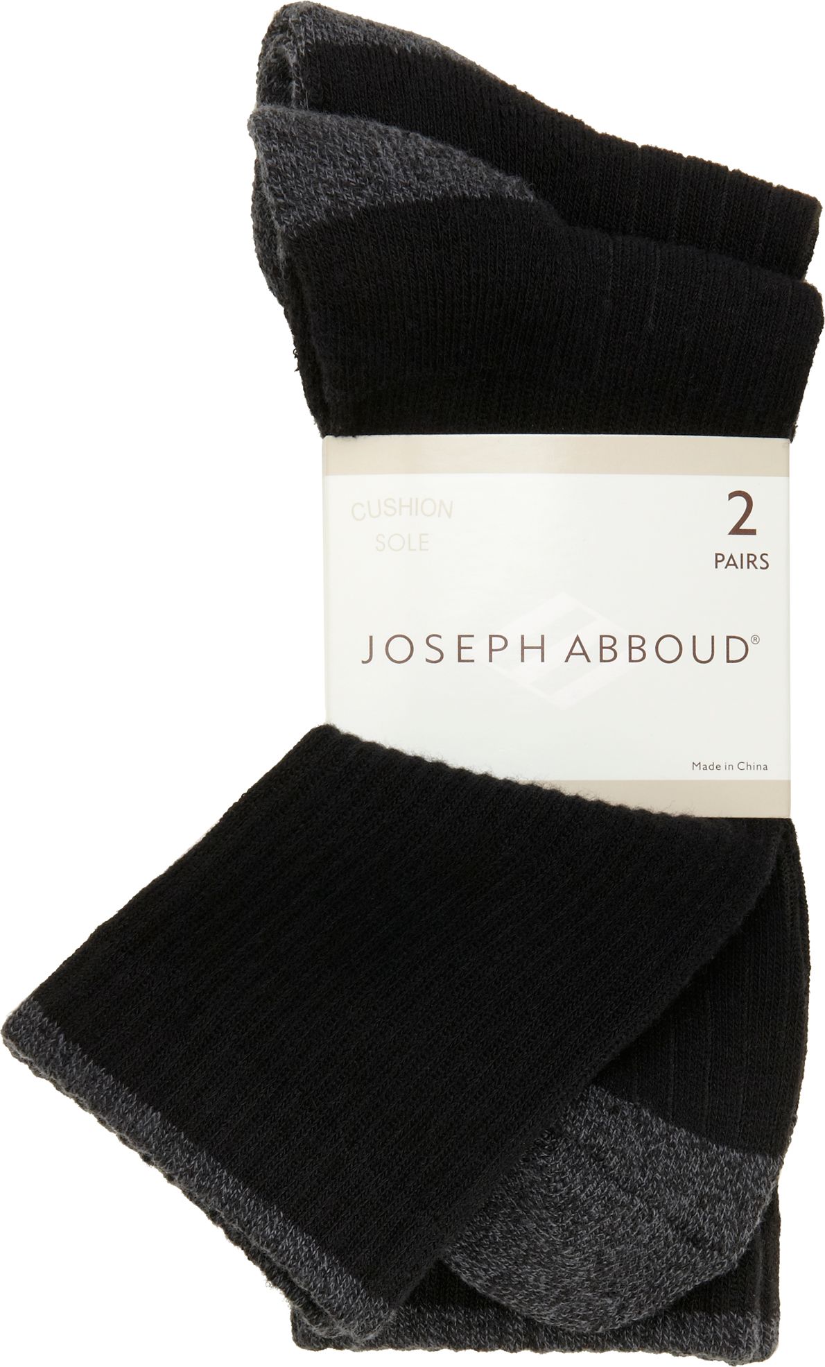 Joseph Abboud Black Socks (Two Pack)