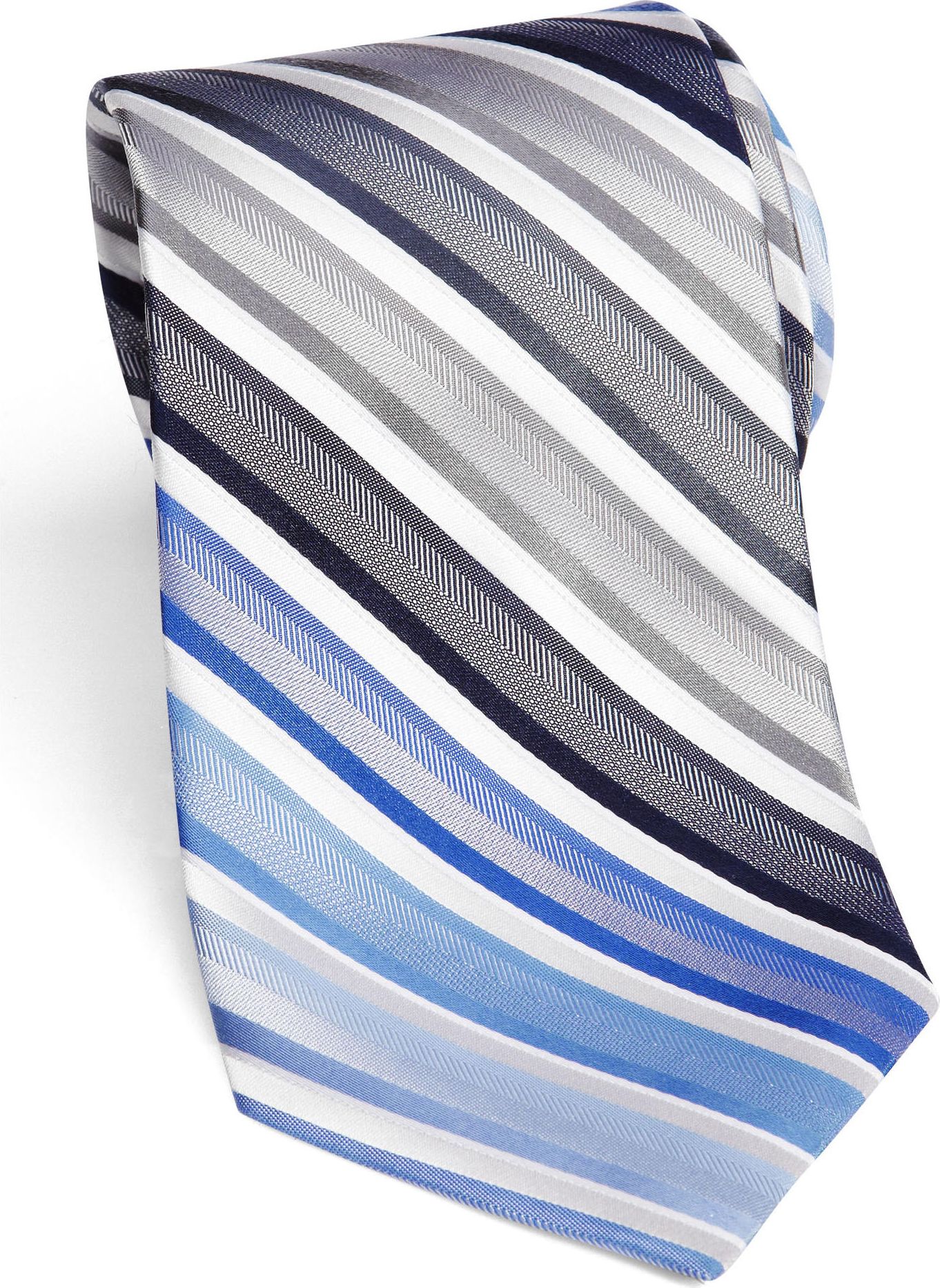 Calvin Klein Blue Stripe Silk Tie