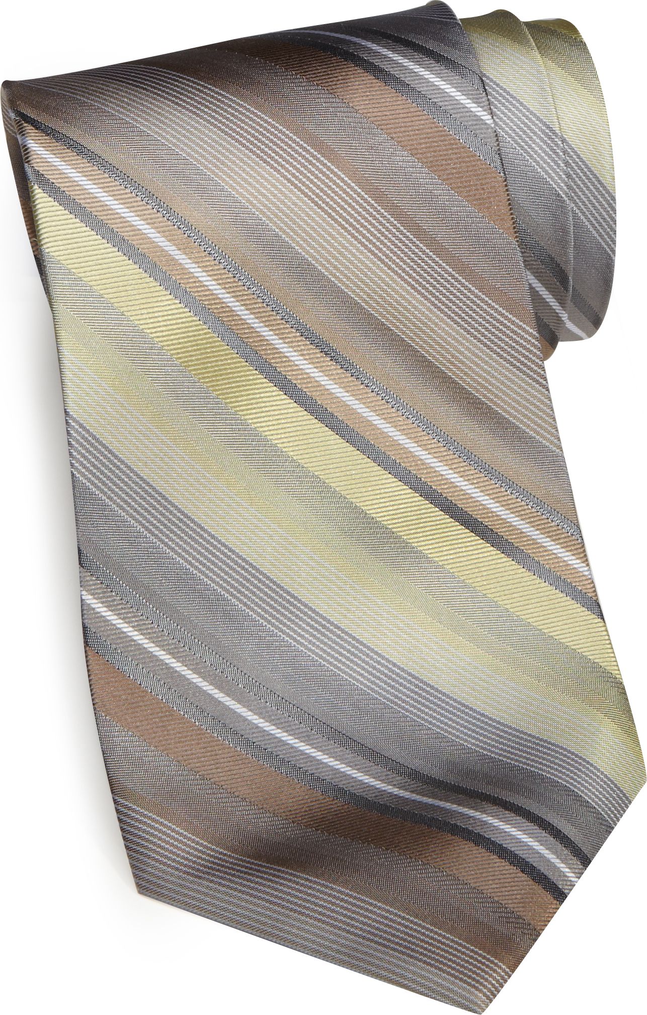 Calvin Klein Yellow Stripe Narrow Tie