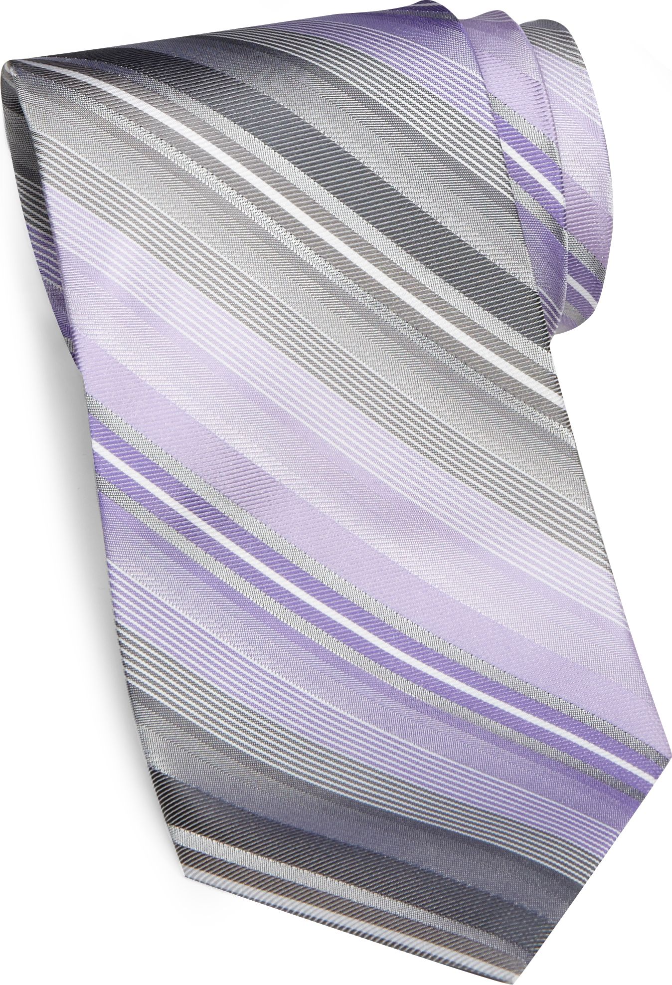 Calvin Klein Purple Stripe Narrow Tie