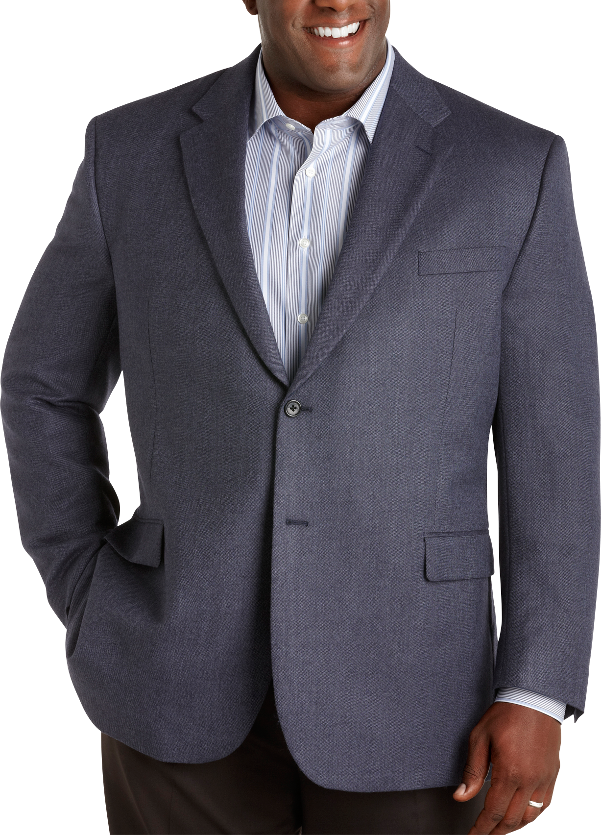 Joseph Abboud Navy Portly Sport Coat