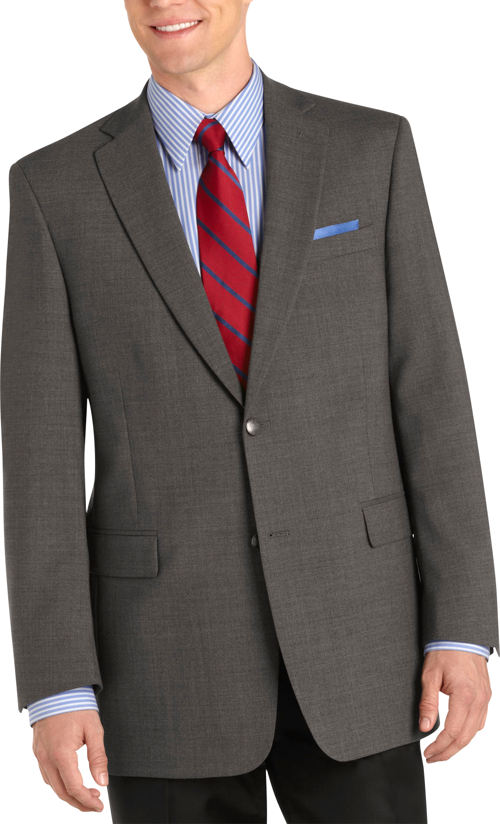 Austin Reed Gray Portly Blazer