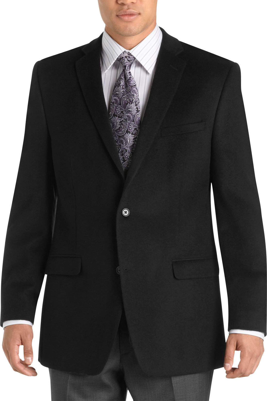 Joseph Abboud Black Camel Hair Sport Coat