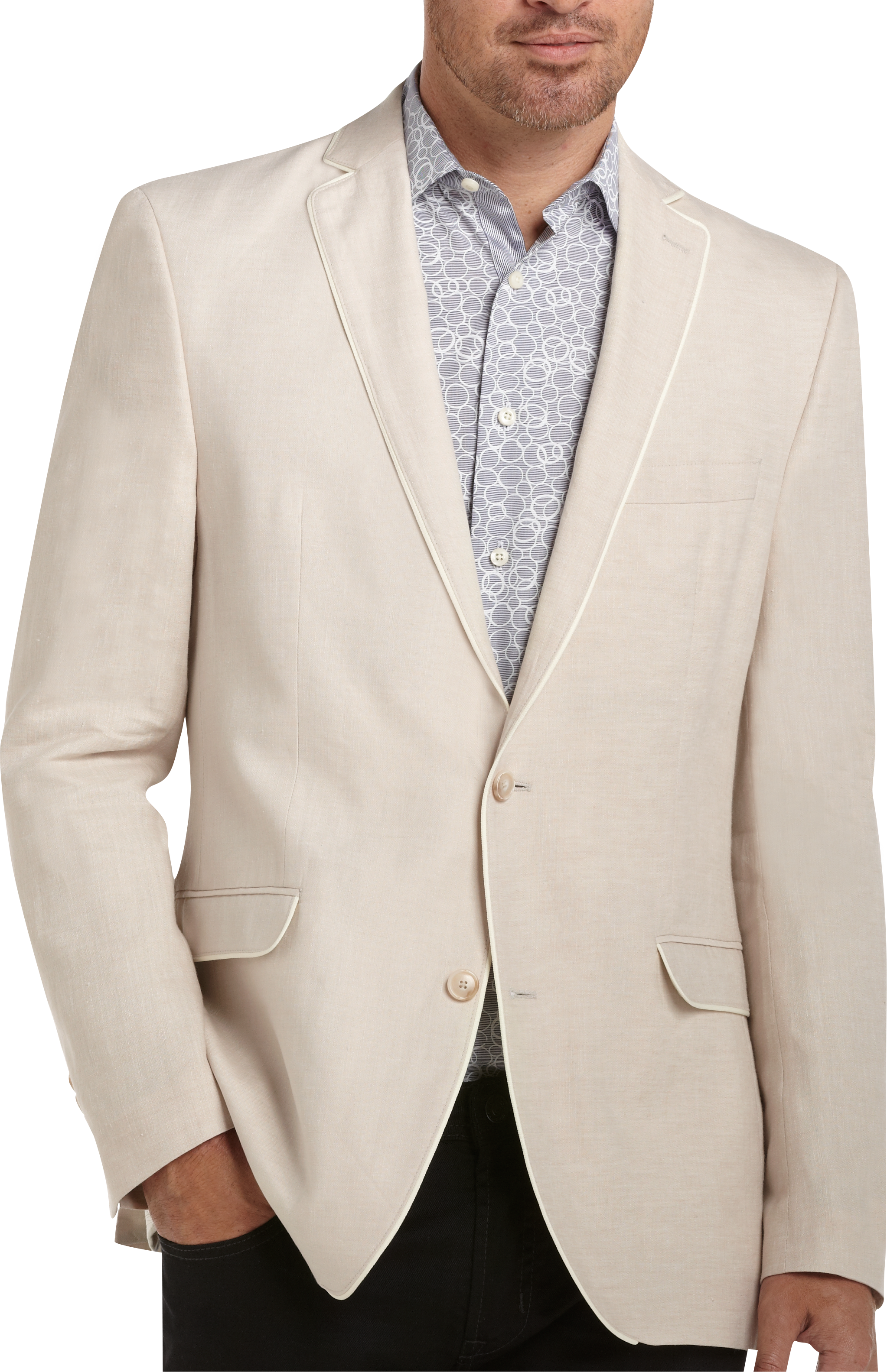 Tallia Tan Slim Fit Sport Coat