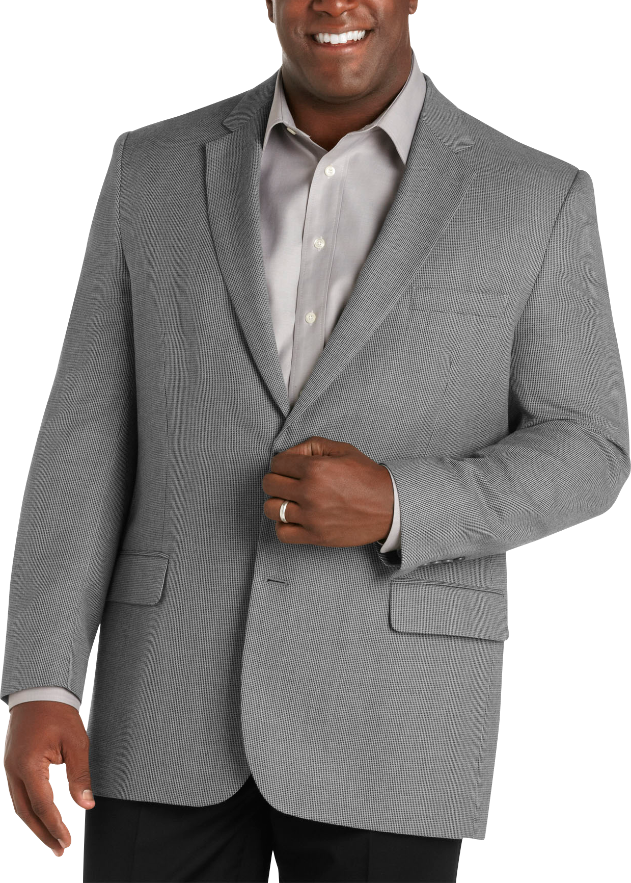 Joseph & Feiss Gray Portly Sport Coat