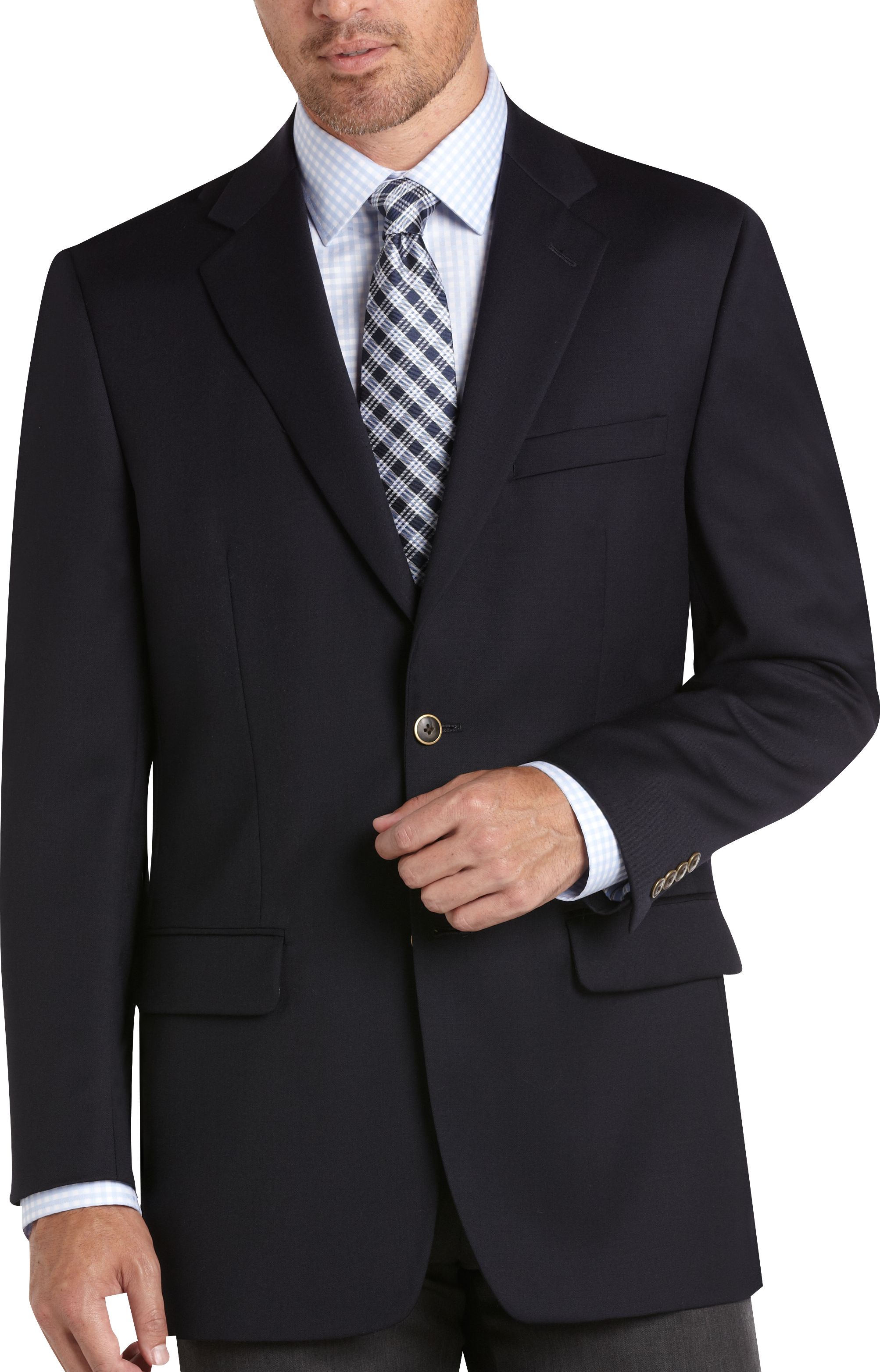 Joseph & Feiss Gold Portly Blazer, Navy