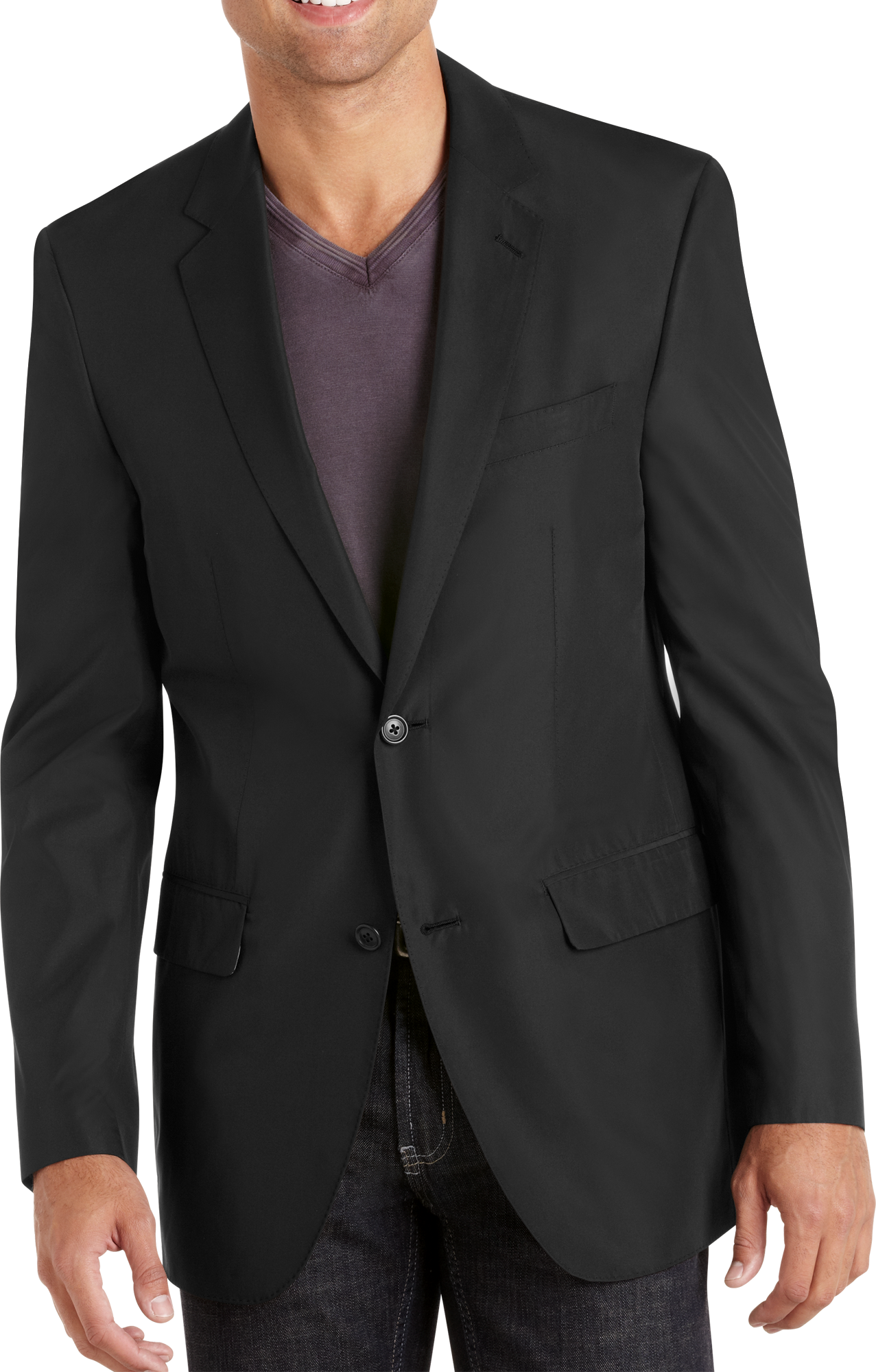 Calvin Klein Black Modern Fit Sport Coat