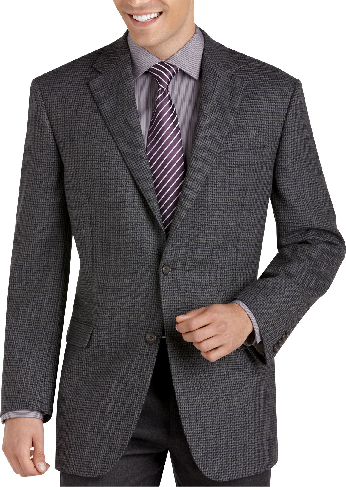 Lauren by Ralph Lauren Blue/Gray Check Sport Coat