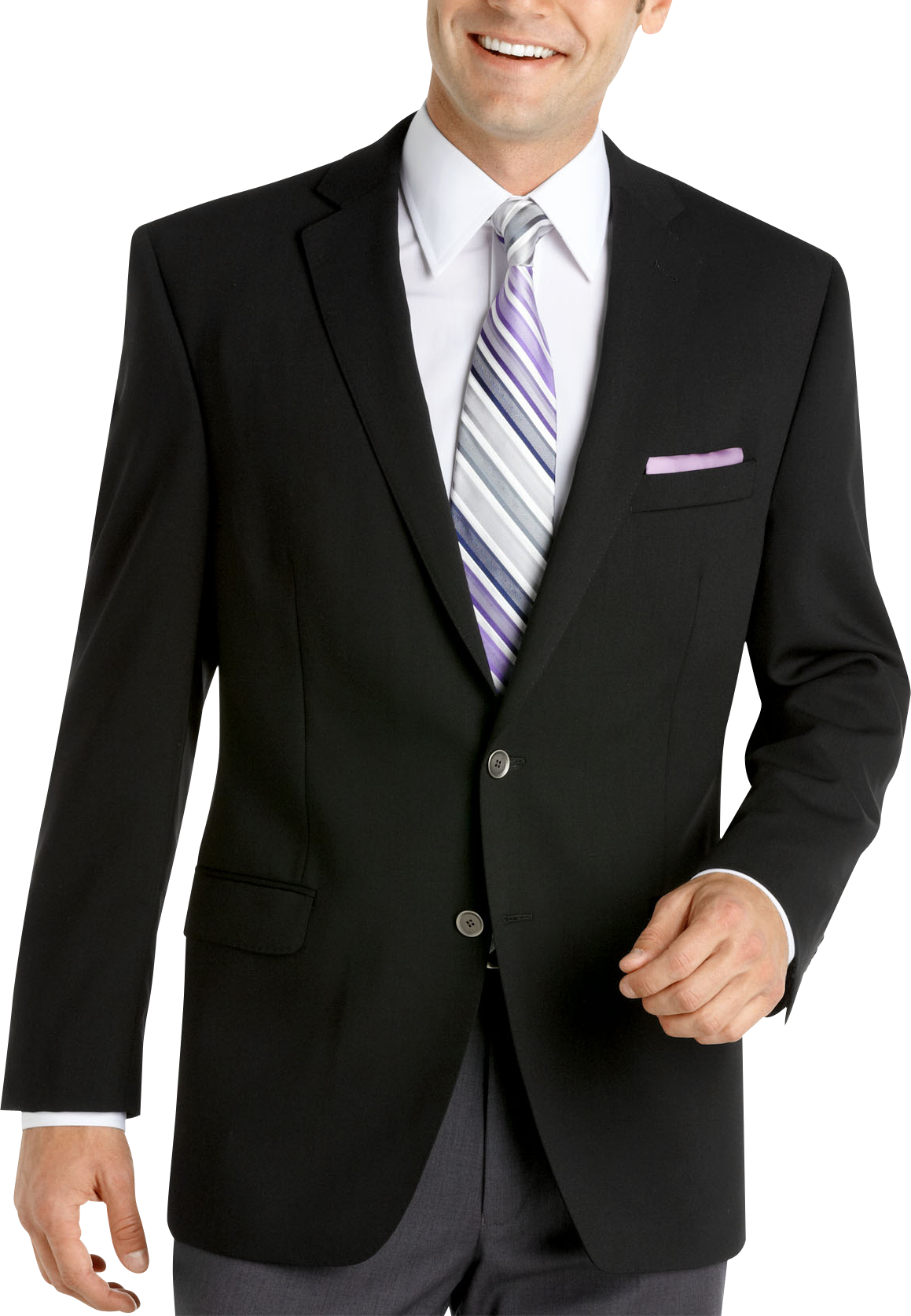 Calvin Klein Black Solid Slim Fit Blazer