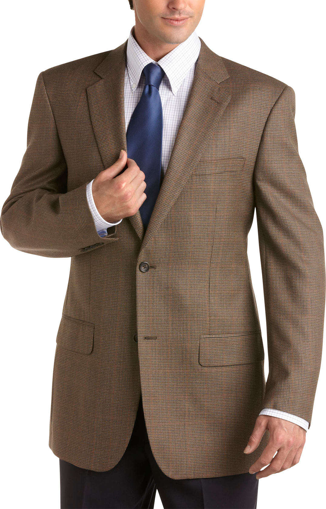 Joseph & Feiss Gold Sport Coat, Olive Check