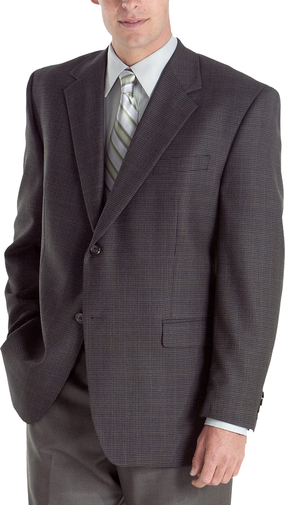 Lauren by Ralph Lauren Dark Olive Check Portly Sport Coat