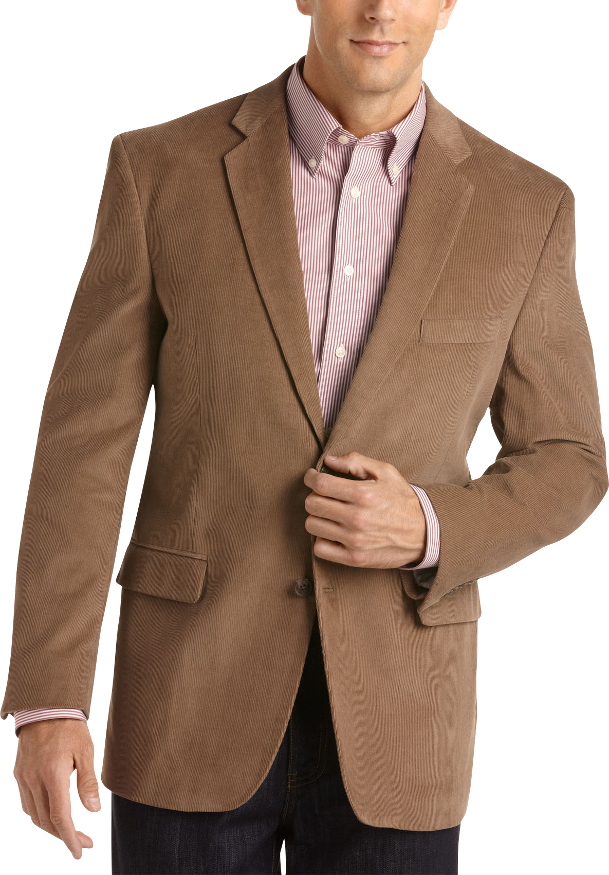 Joseph & Feiss Taupe Corduroy Sport Coat