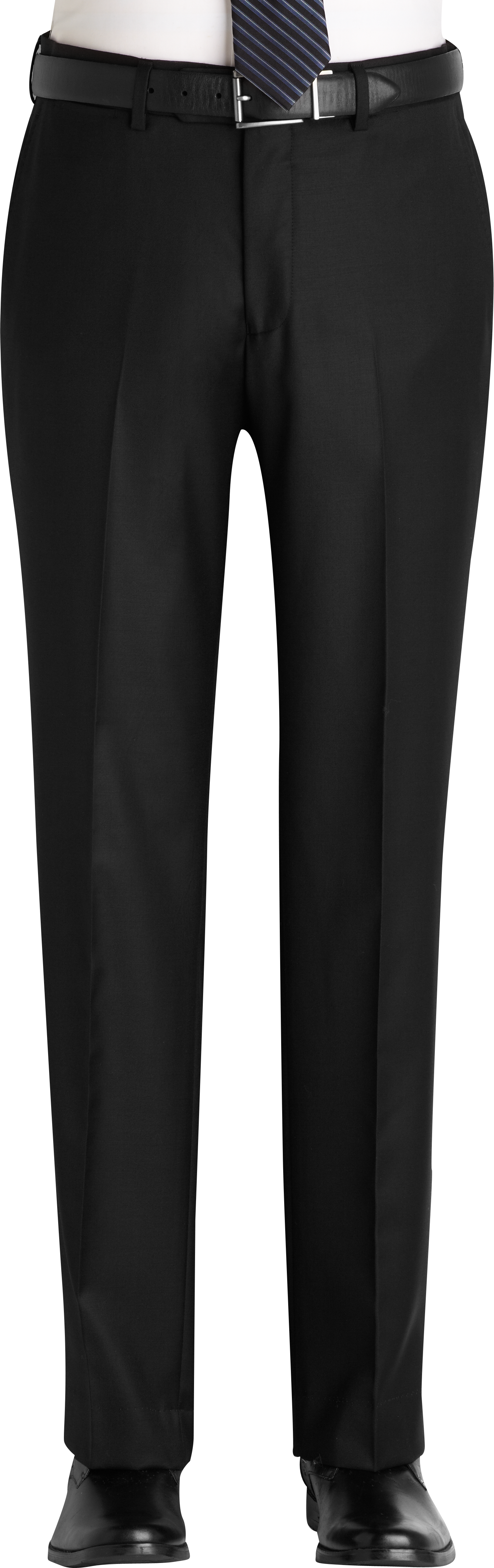 Jhane Barnes Black Slim Fit Slacks