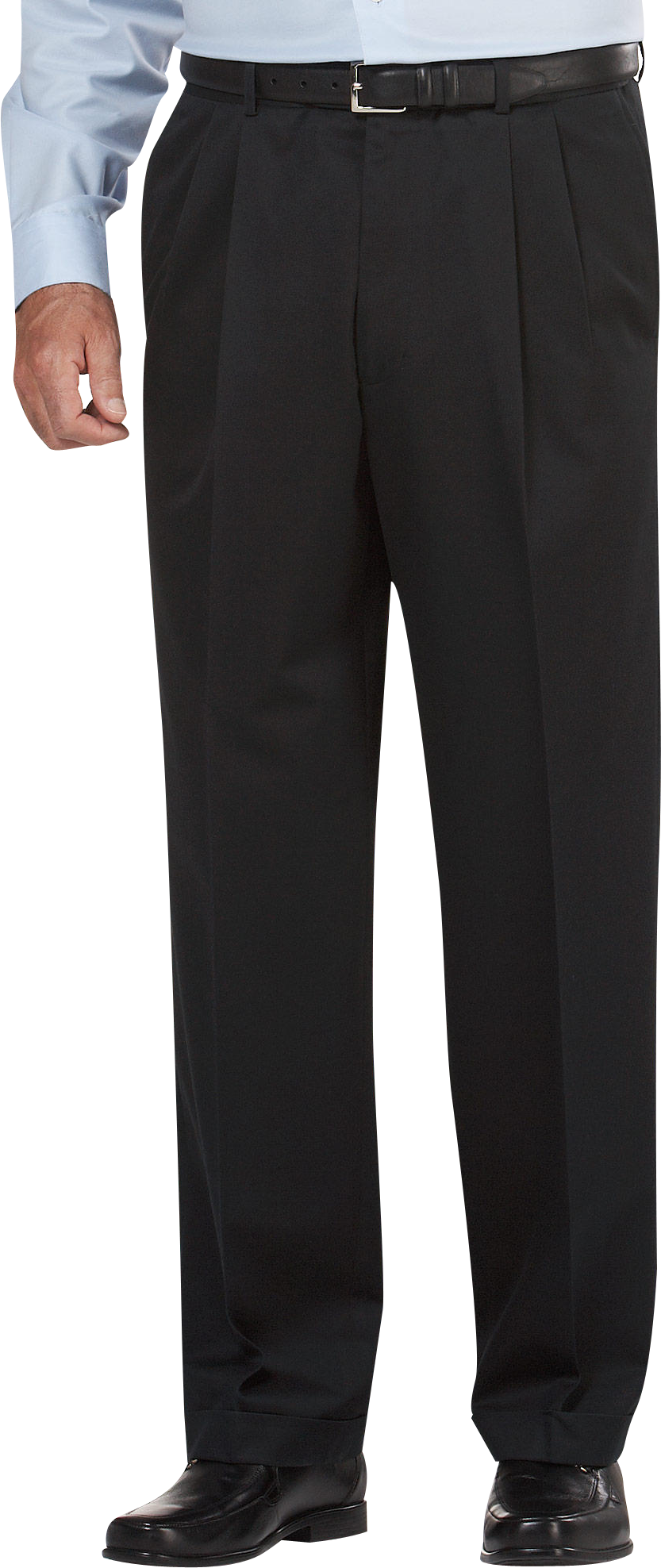 Joseph & Feiss Black Cotton Slacks