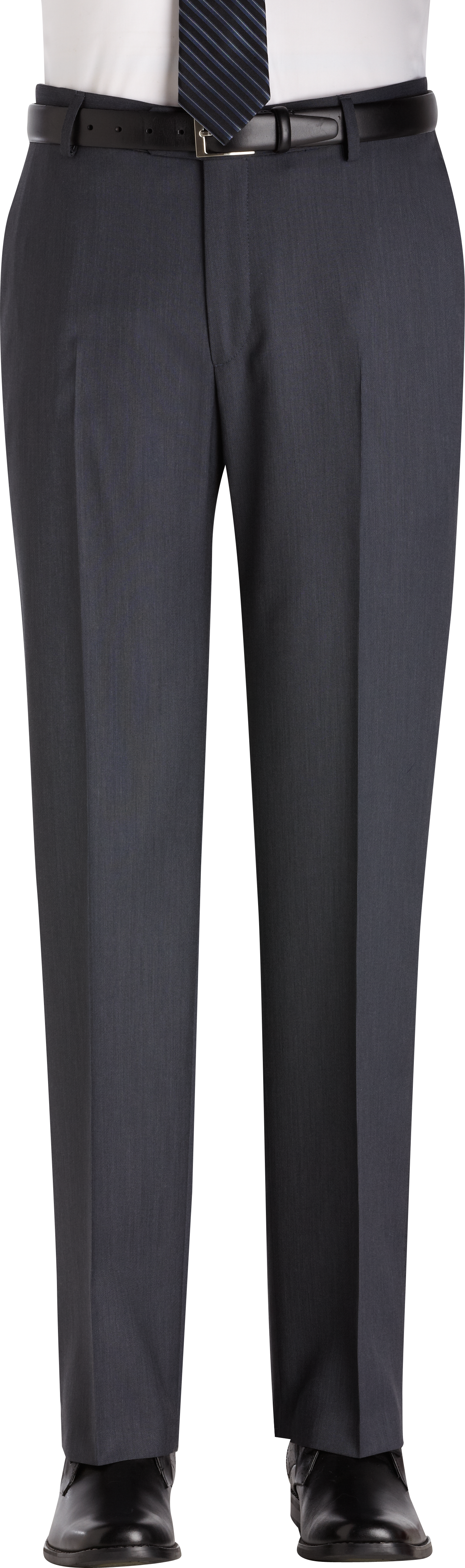 Pronto Uomo Blue Sharkskin Slacks