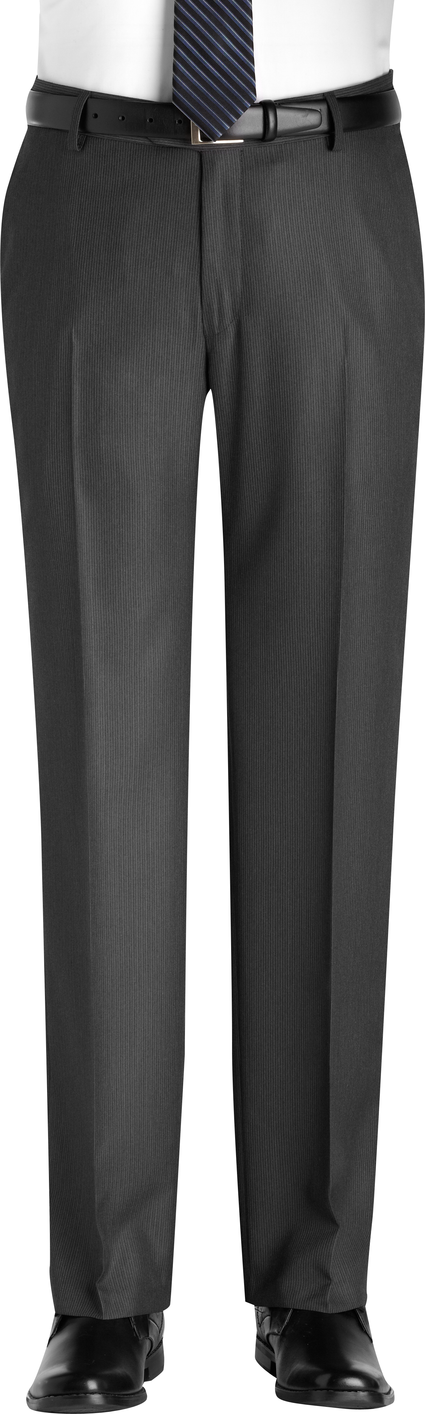 Pronto Uomo Gray Stripe Slacks