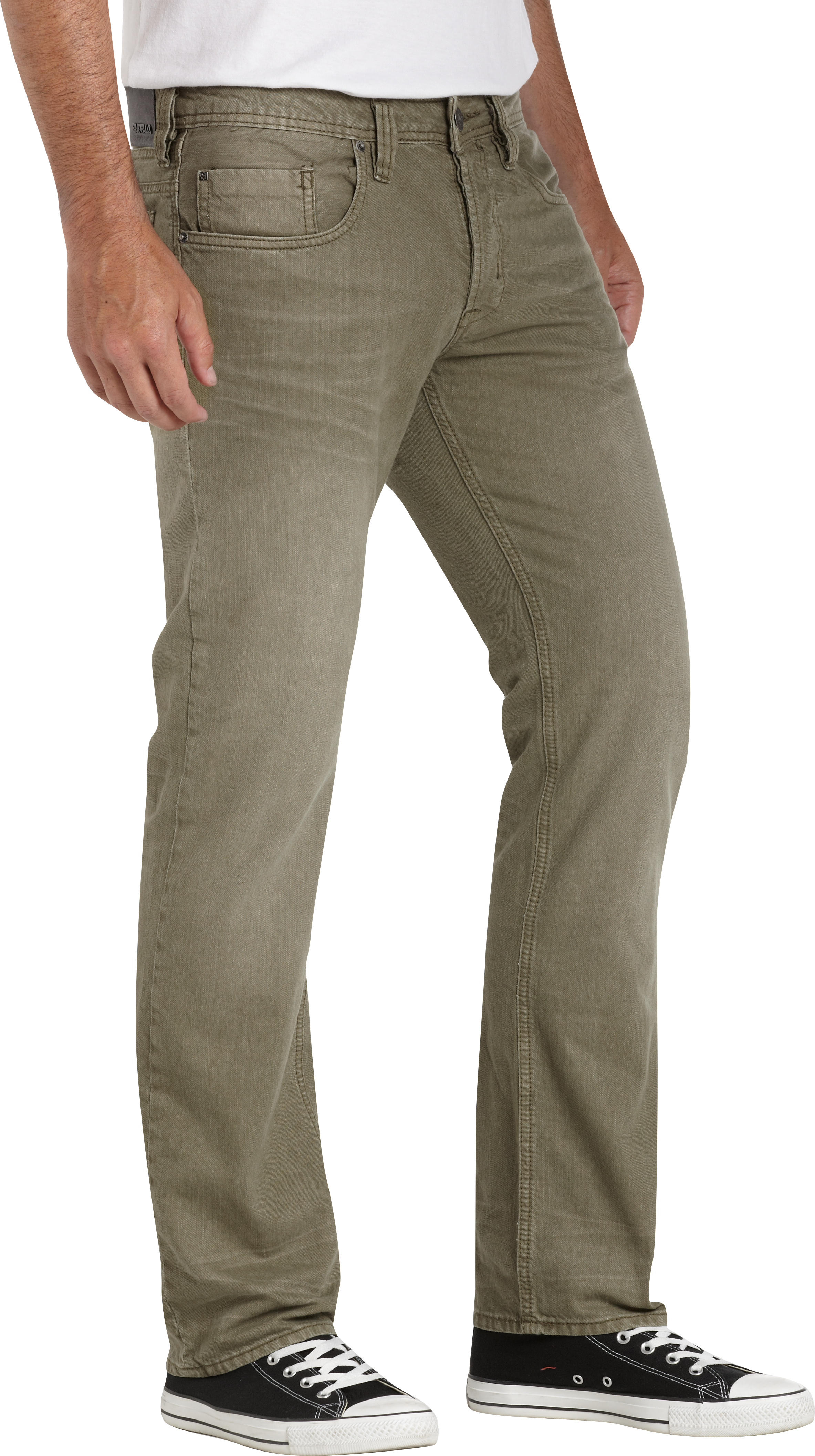 Buffalo by David Bitton Khaki Slim Fit Jeans