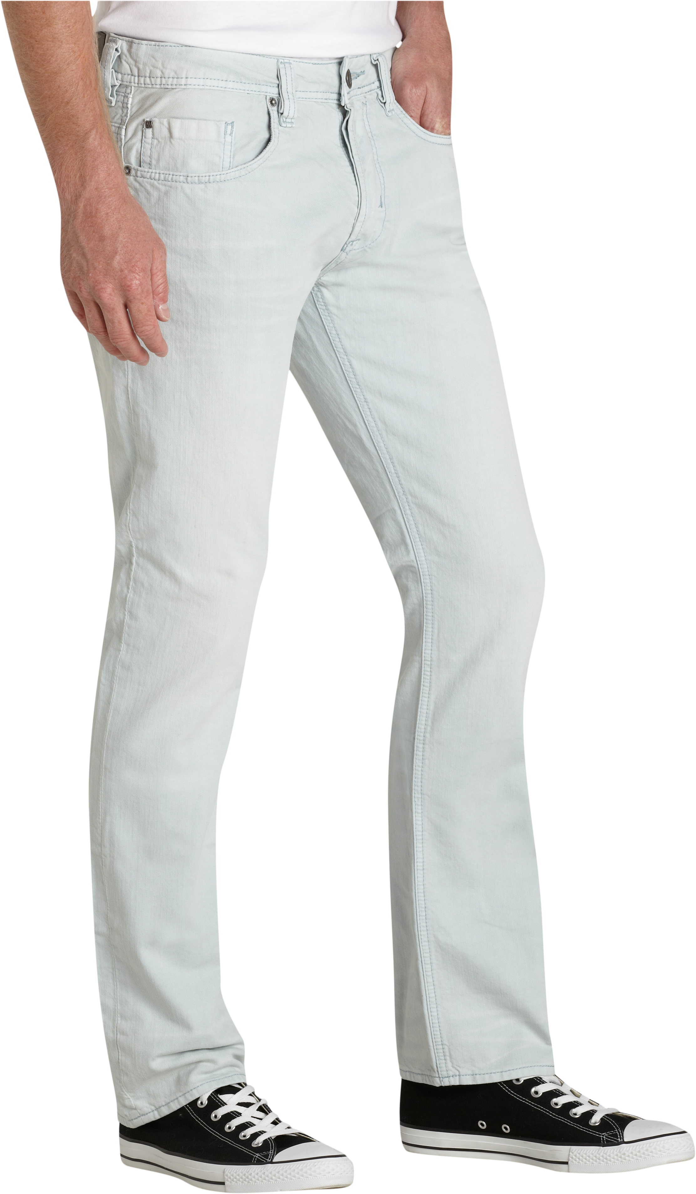 Buffalo by David Bitton Light Blue Slim Fit Jeans