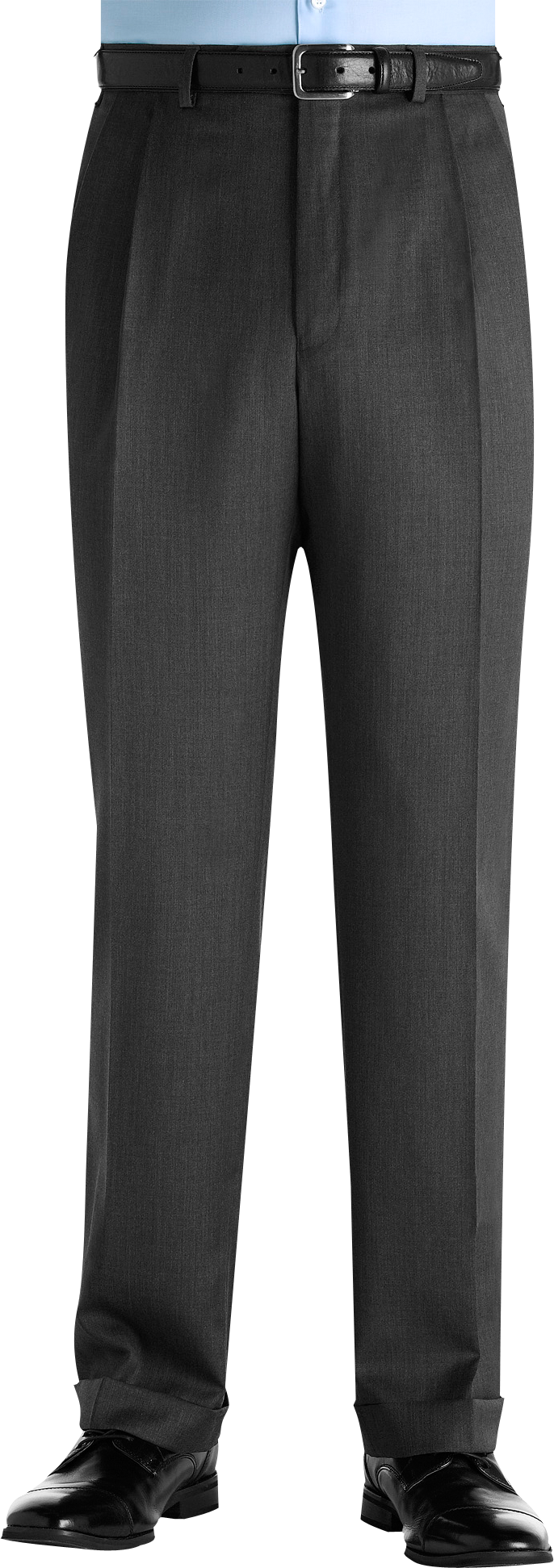 Joseph Abboud Charcoal Pleated Slacks