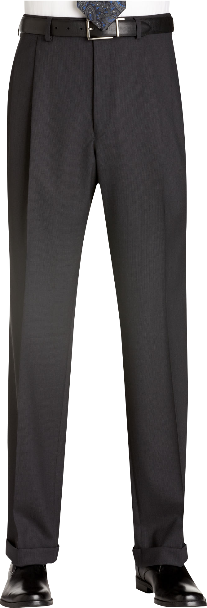 Joseph Abboud Charcoal Pleated Slacks