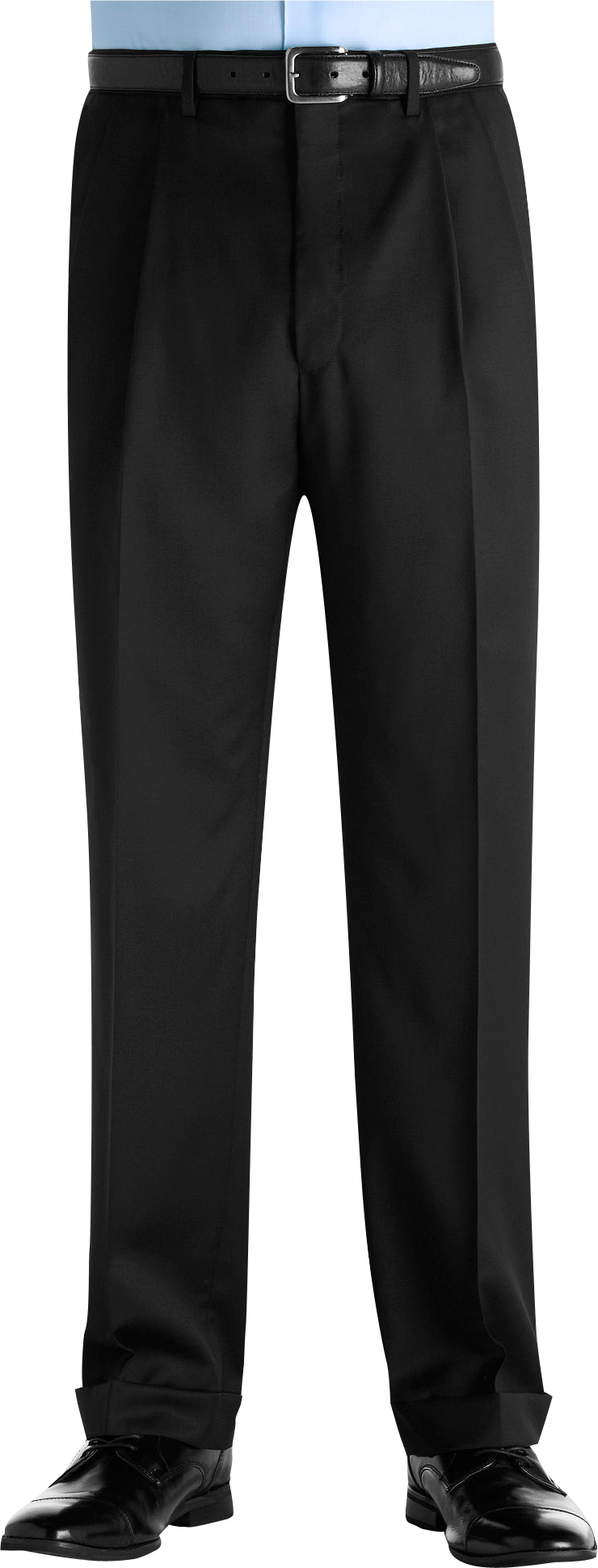 Joseph Abboud Navy Pleated Slacks