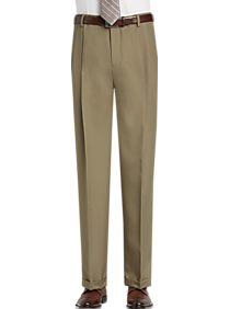 Joseph & Feiss British Khaki Classic Fit Golf Stretch Pants