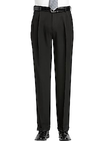 Joseph & Feiss Black Classic Fit Golf Stretch Pants