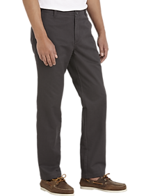Joseph Abboud Charcoal Modern Fit Essential Chino