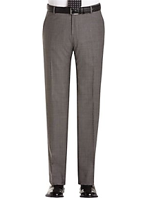 Joseph Abboud Gray Sharkskin Modern Fit Suit Separate Dress Pants