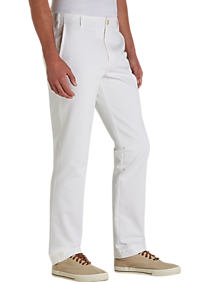 Joseph Abboud White Essential Slim Fit Chino